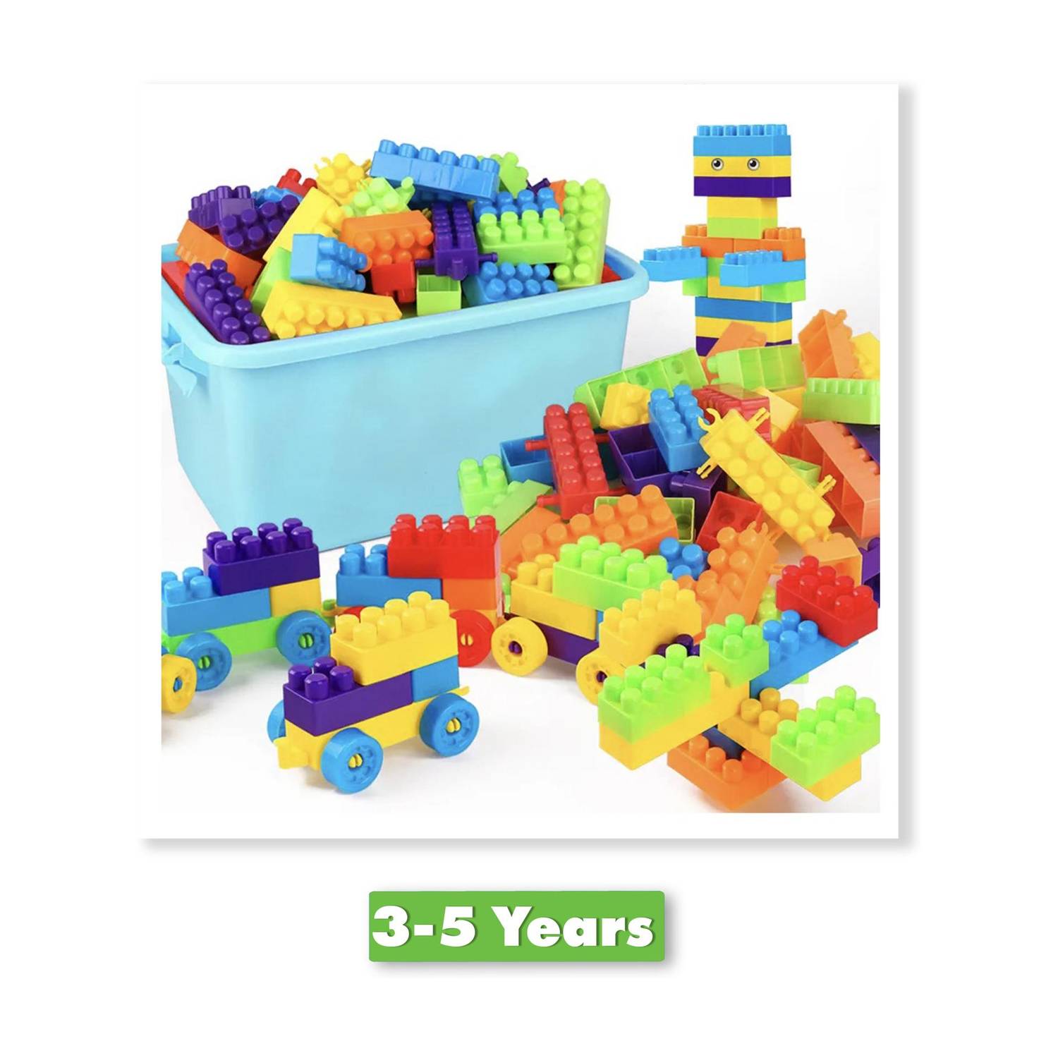 ARIZON New Creative 100+Building Blocks Educational Learning Skill Development Toy