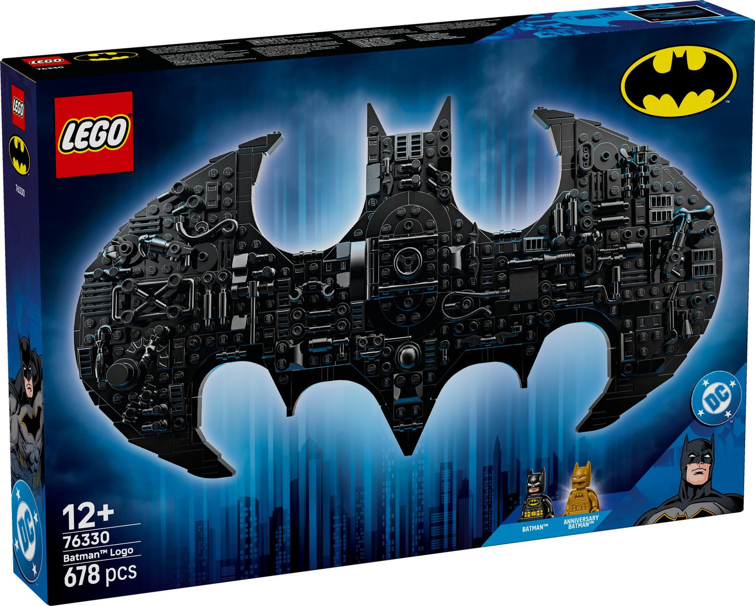 Image of LEGO DC Batman: Batman Logo, Super Hero Building Toy 76330