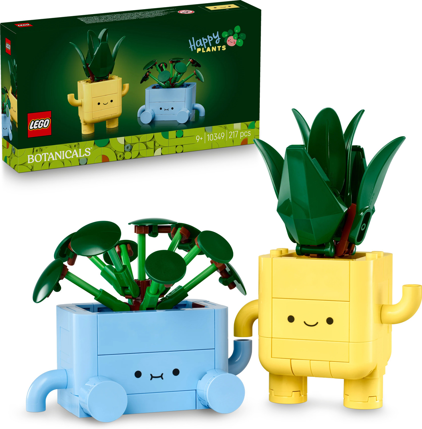 Image of LEGO Botanicals Happy Plants Shelf Decor 10349