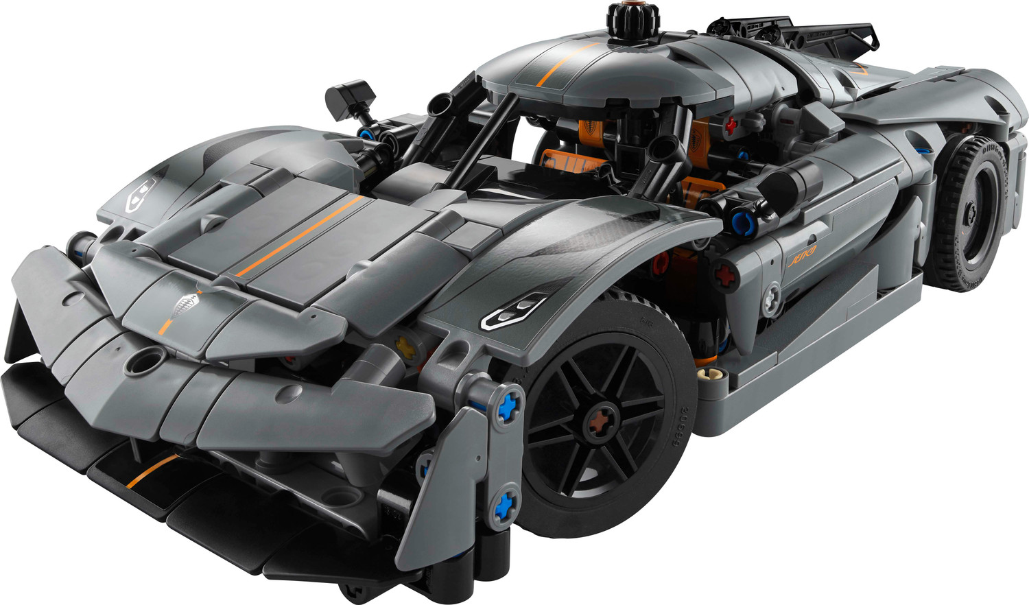 Image of LEGO Technic Koenigsegg Jesko Absolut Gray Hypercar 42173 (801 Pieces)