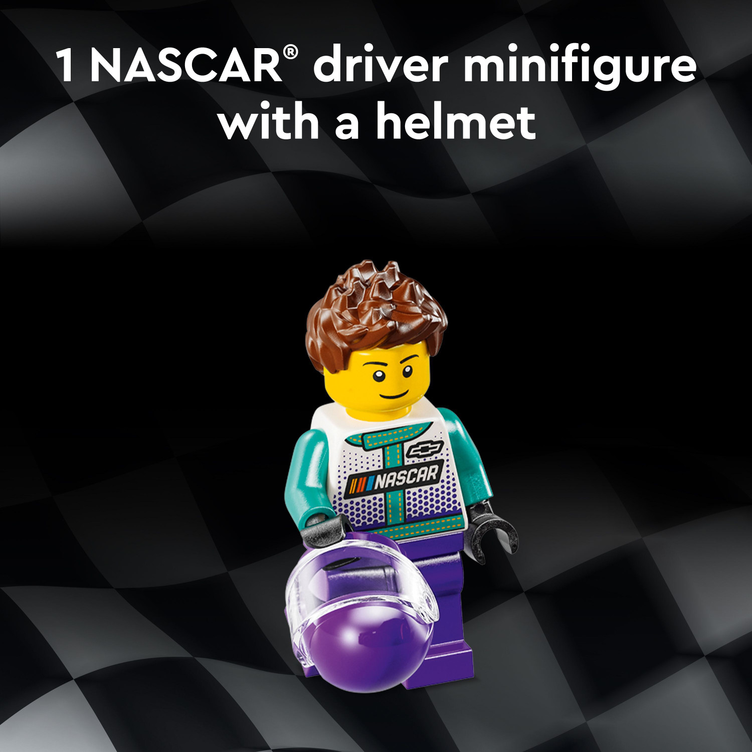 Image of LEGO Speed Champions NASCAR Next Gen Chevrolet Camaro ZL1 76935 (328 Pieces)