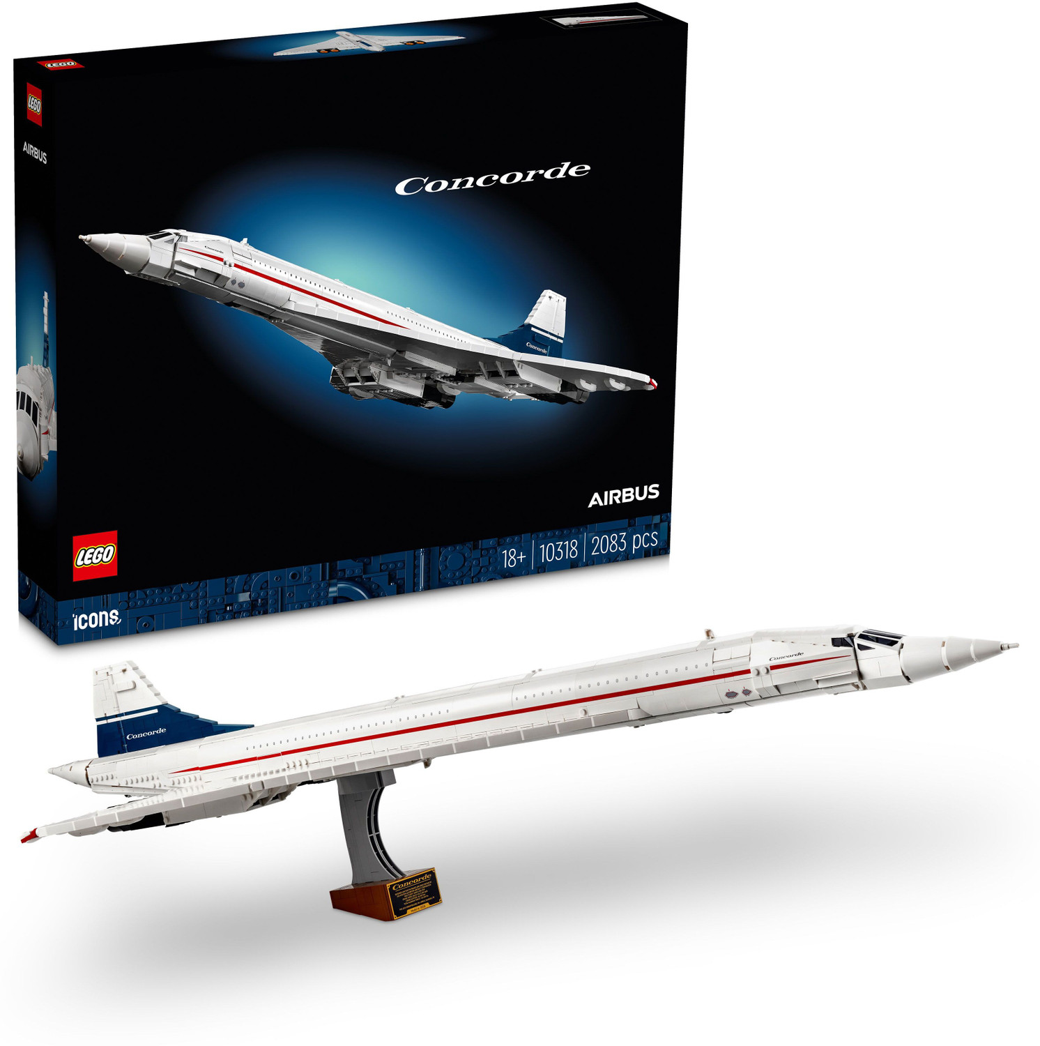 LEGO Icons Concorde 10318 Building Set (2,083 Pieces) - Price History