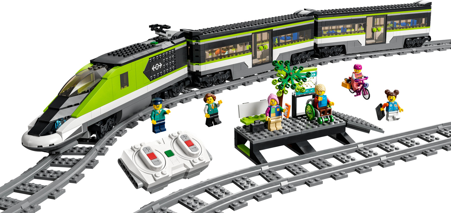 Image of LEGO City Express Passenger Train 60337 Building Kit (764 Blocks)