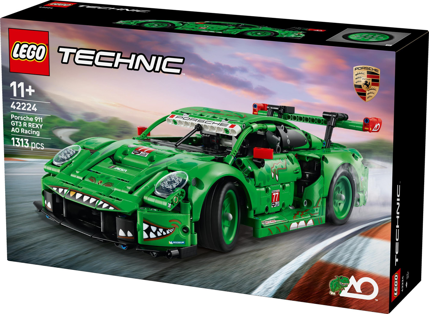 Image of LEGO Technic Porsche 911 GT3 R REXY AO Racing Car 42224