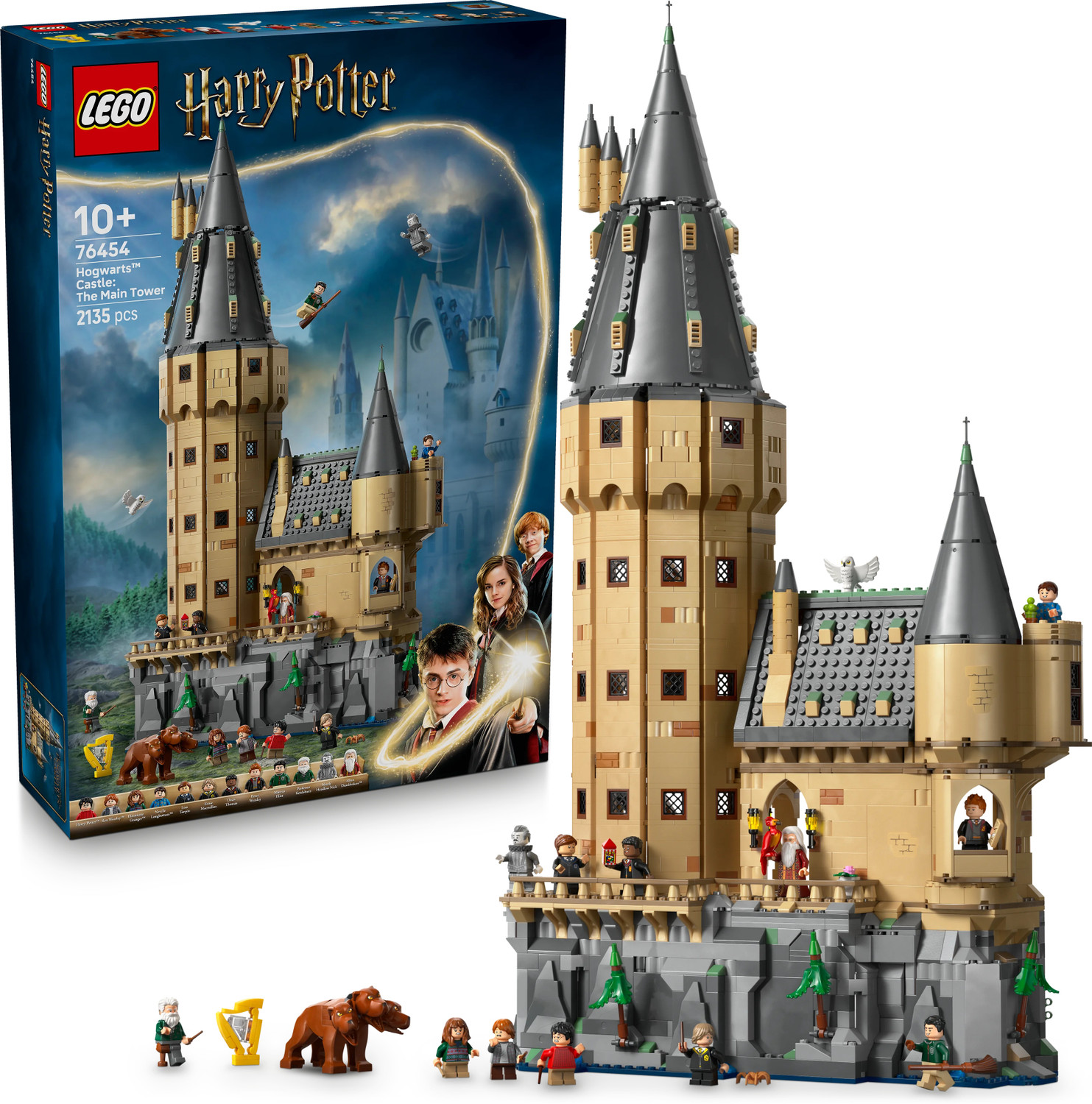 Image of LEGO Harry Potter Hogwarts Castle: The Main Tower Set, Wizard Gift 76454