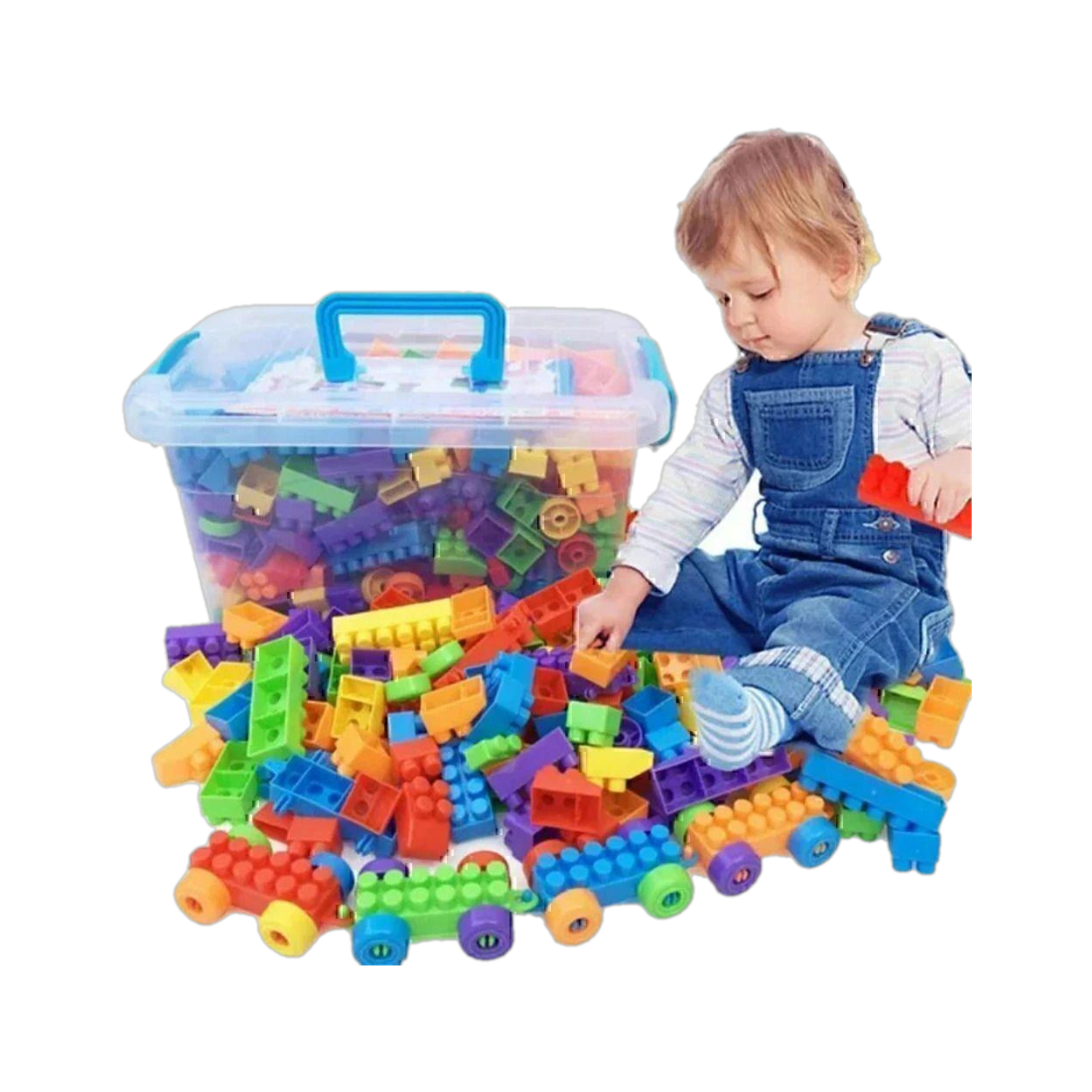 ARIZON DIY Plastic Building Blocks for Kids 100+ pcs