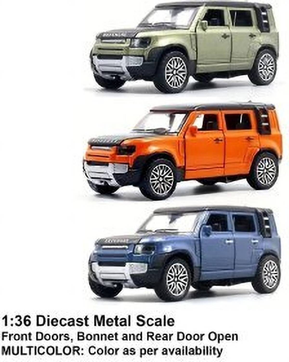 Xcillince 1:36 Defender Car Metal Body - Image 3