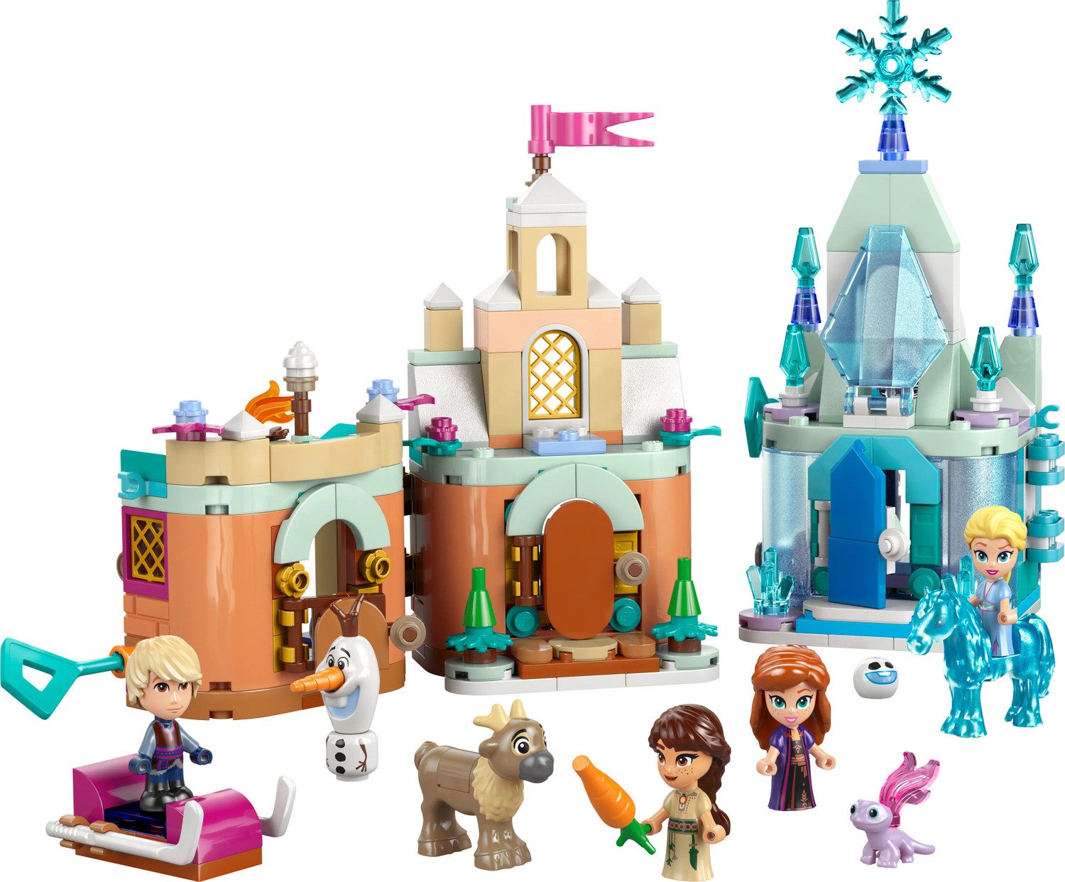 Image of LEGO Disney Frozen Mini Arendelle Castle & Elsas Ice Palace 43278
