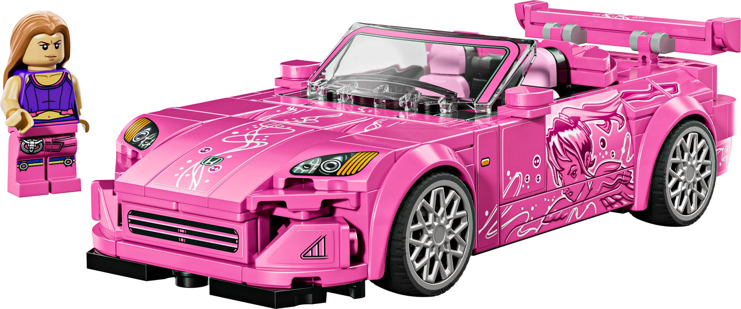 Image of LEGO Speed Champions 2 Fast 2 Furious Honda S2000 Car Toy 77241