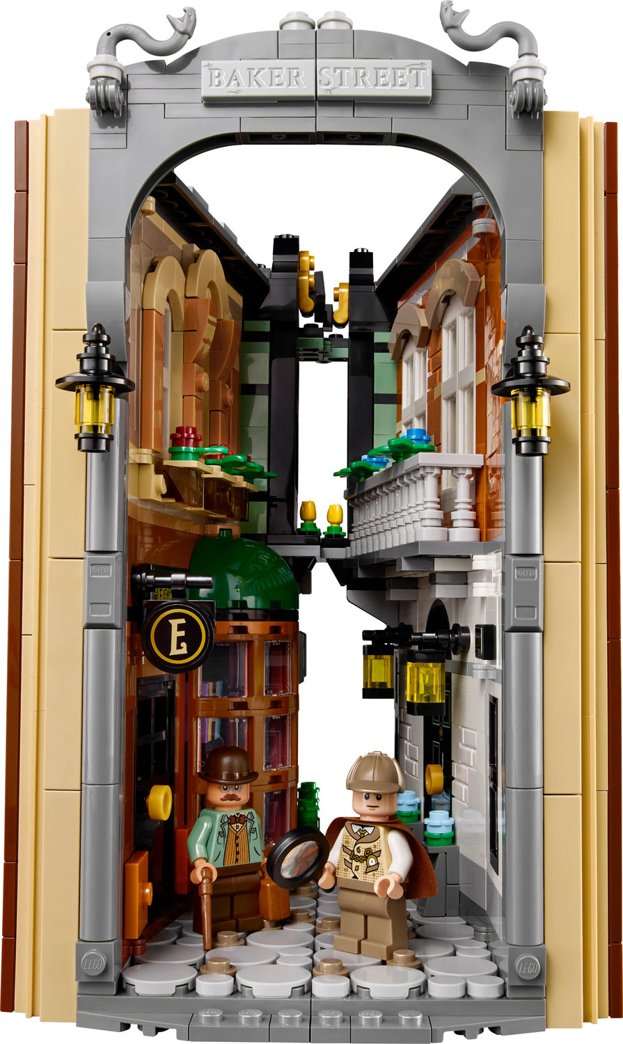 Image of LEGO Icons Sherlock Holmes: Book Nook Kit, Bookshelf Dcor Building Set 10351 (Multicolor)