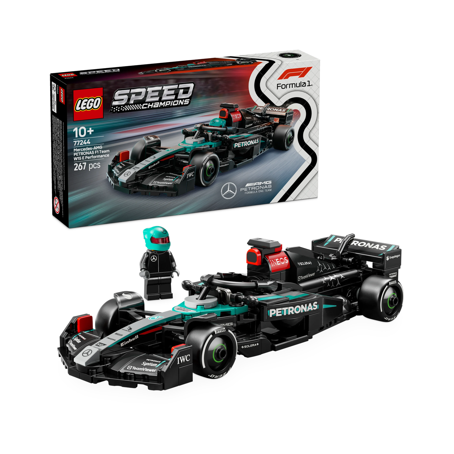 LEGO Speed Champions Mercedes-AMG F1 W15 Race Car 77244