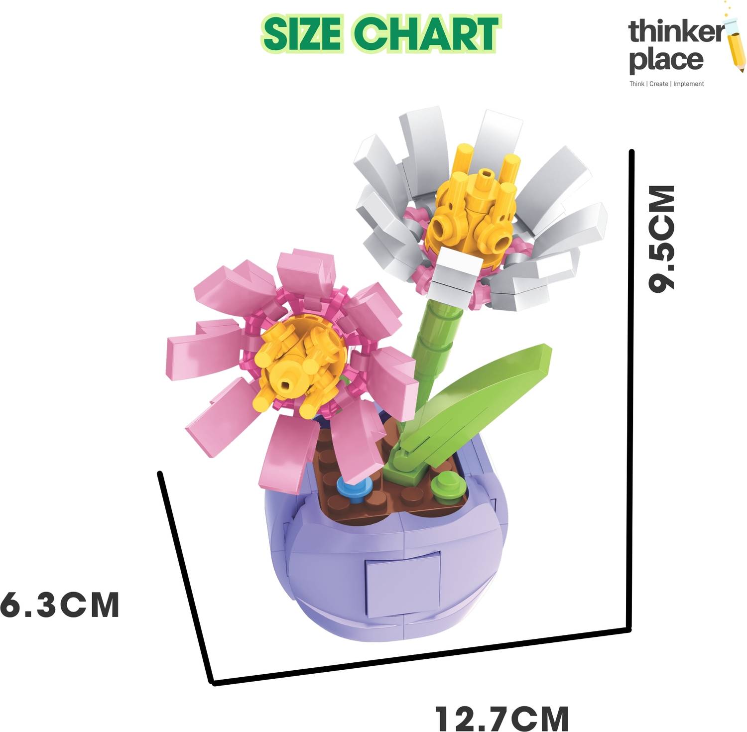 ThinkerPlace 8 in 1 Flowers (Galsang Flower) - 8 in 1 Flowers