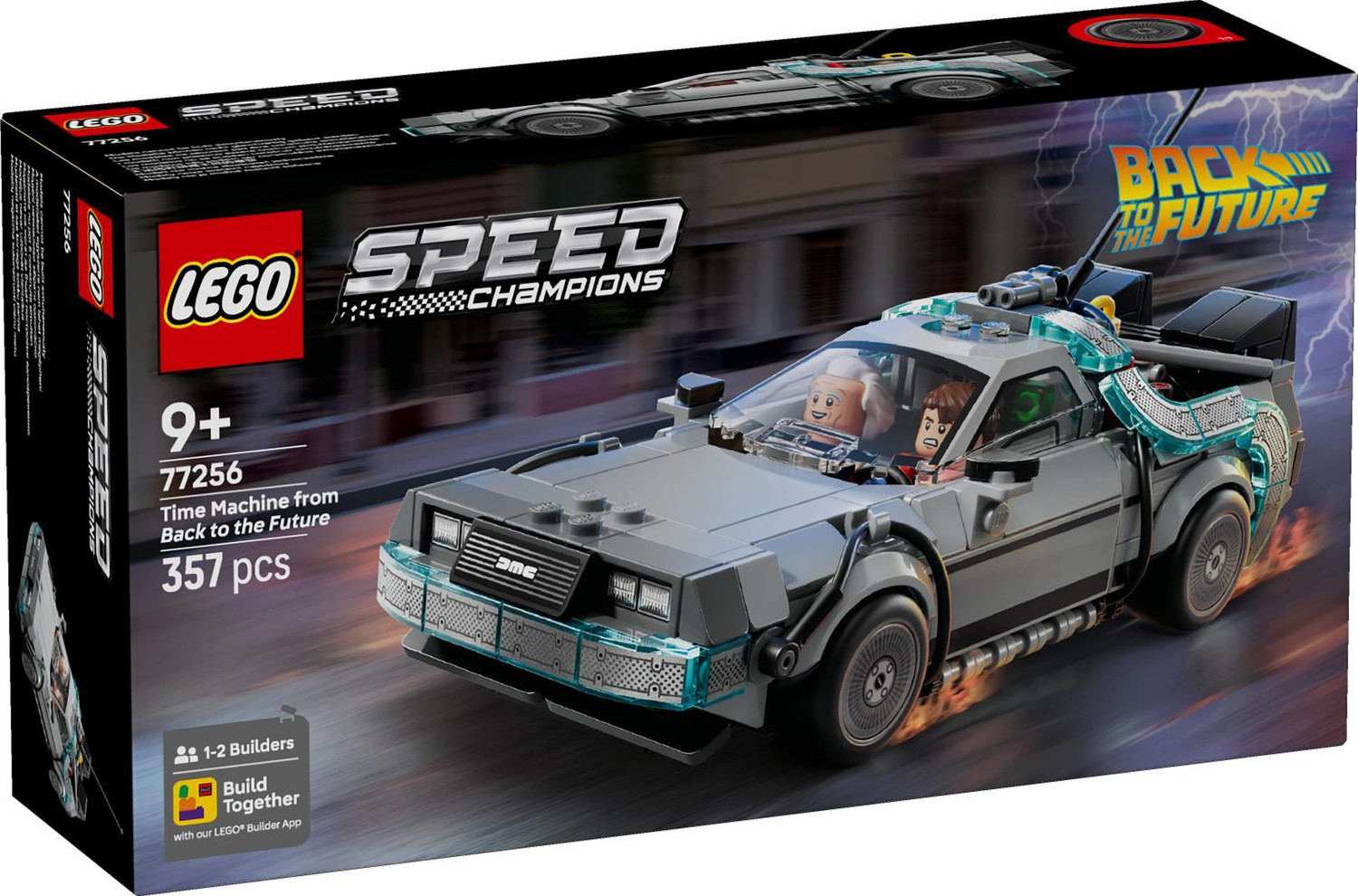 Image of LEGO Speed Champions Time Machine from Back to the Future 77256