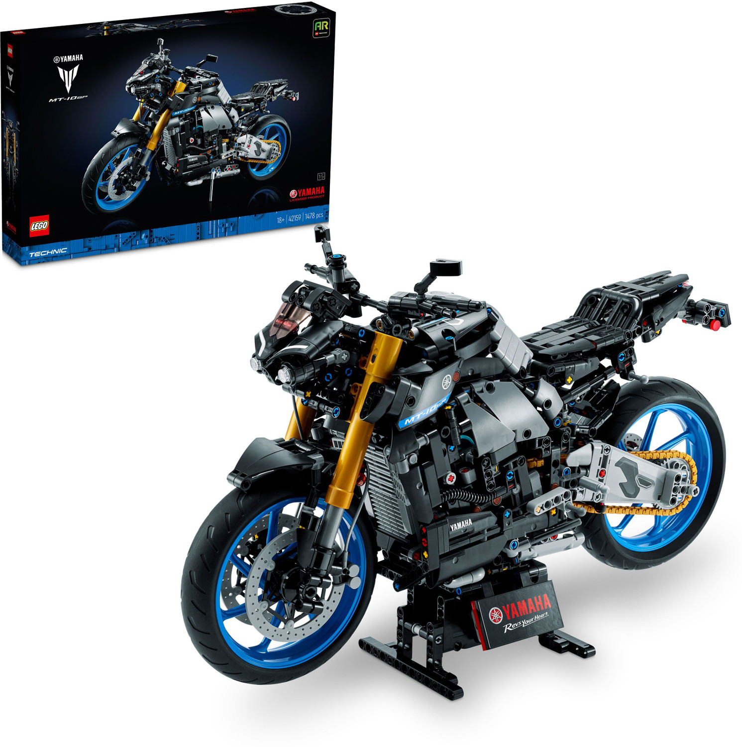 Image of LEGO Technic Yamaha MT-10 SP 42159; Building Kit for Adults (1,478 Pieces)