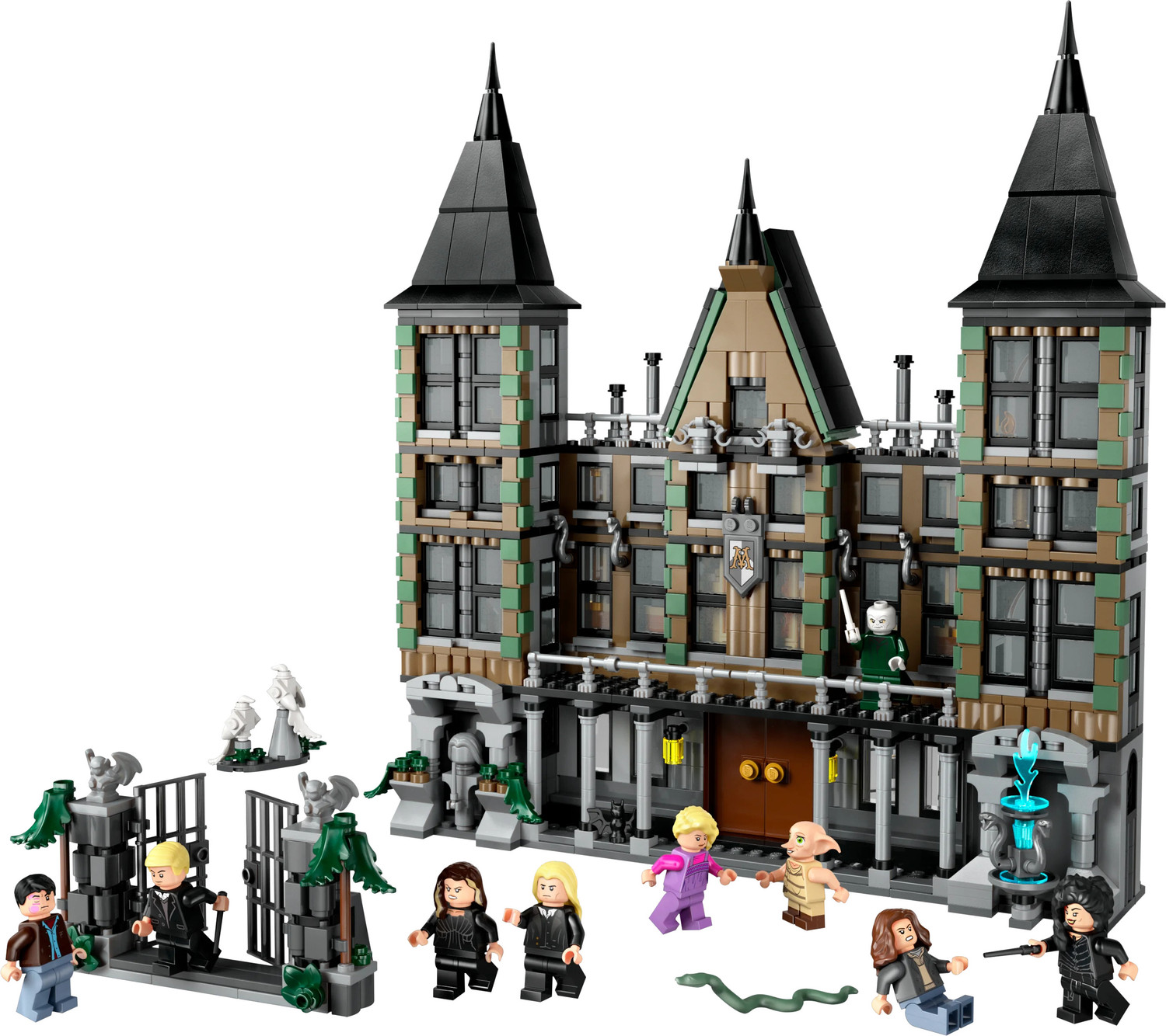 Image of LEGO Harry Potter Malfoy Manor, Wizard Toy Building Set 76453 (1601 Blocks)
