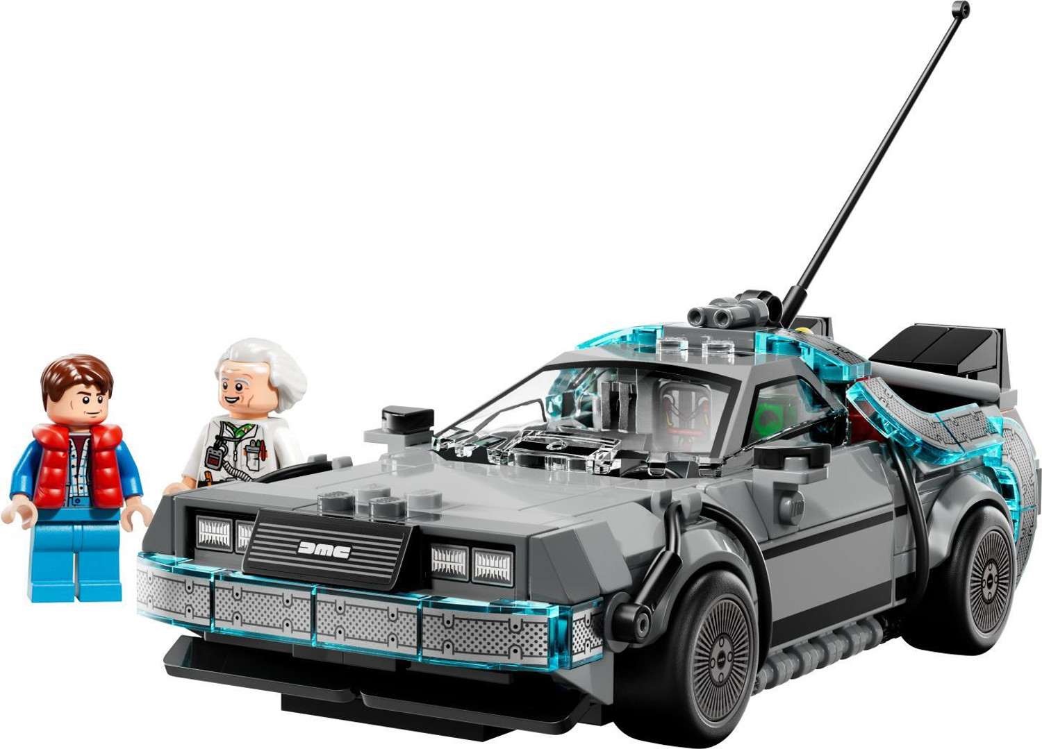 Image of LEGO Speed Champions Time Machine from Back to the Future 77256