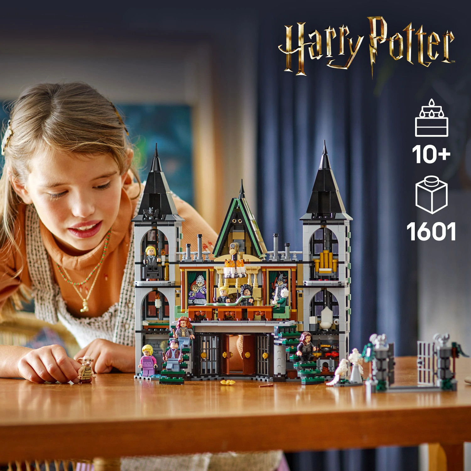 Image of LEGO Harry Potter Malfoy Manor, Wizard Toy Building Set 76453 (1601 Blocks)