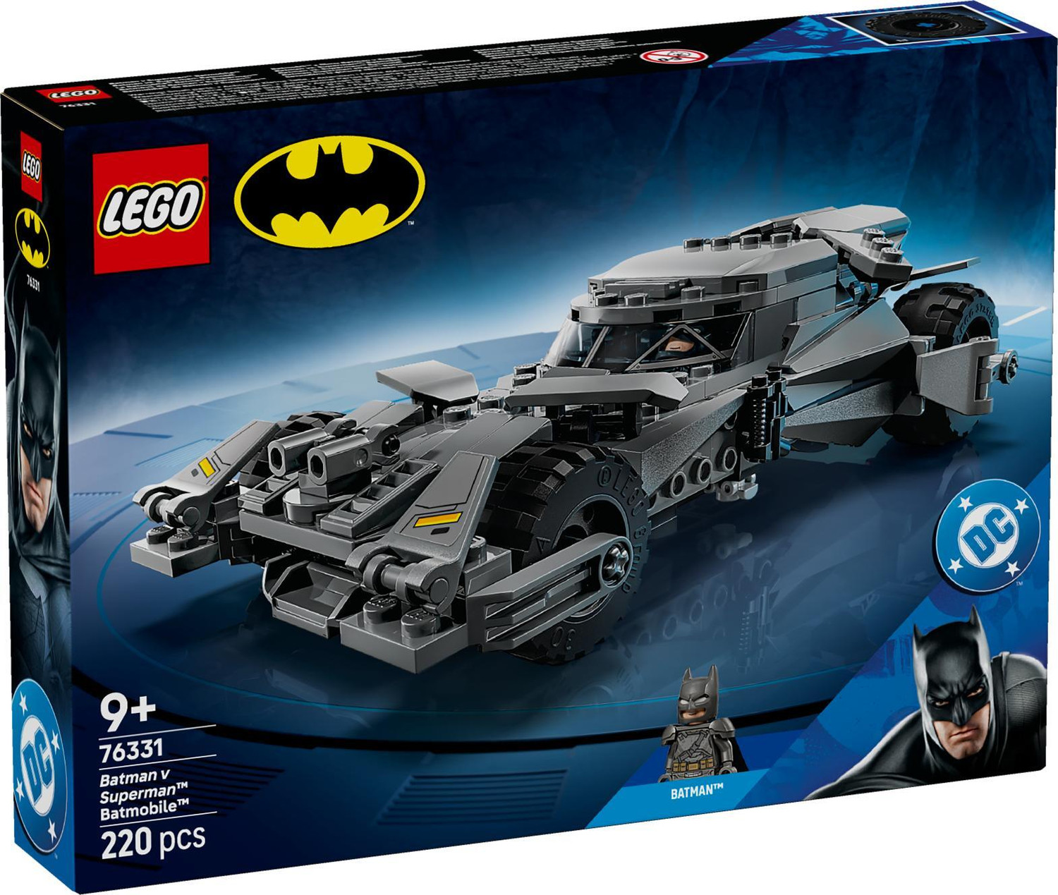 Image of LEGO DC Batman Batman v Superman Batmobile Car Toy 76331