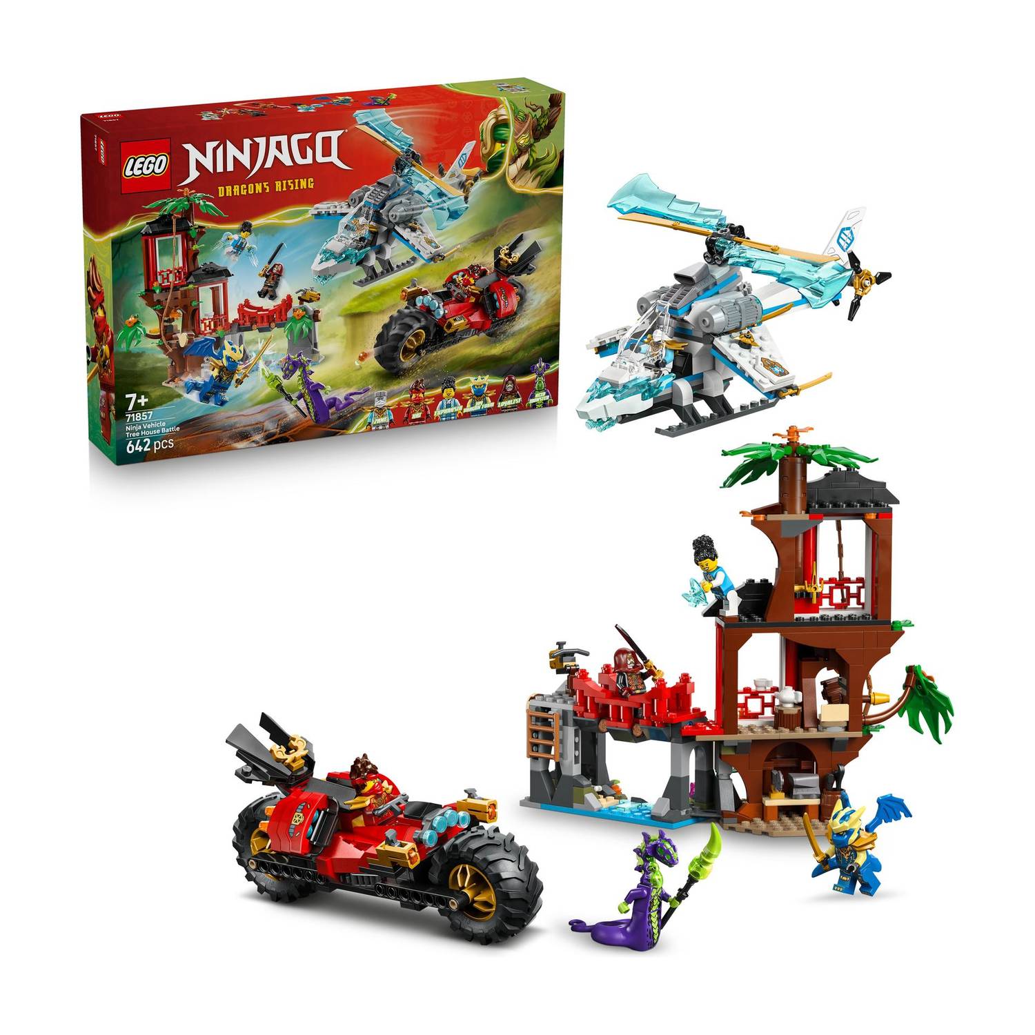 LEGO NINJAGO Ninja Vehicle Tree House Battle Toy Set 71857