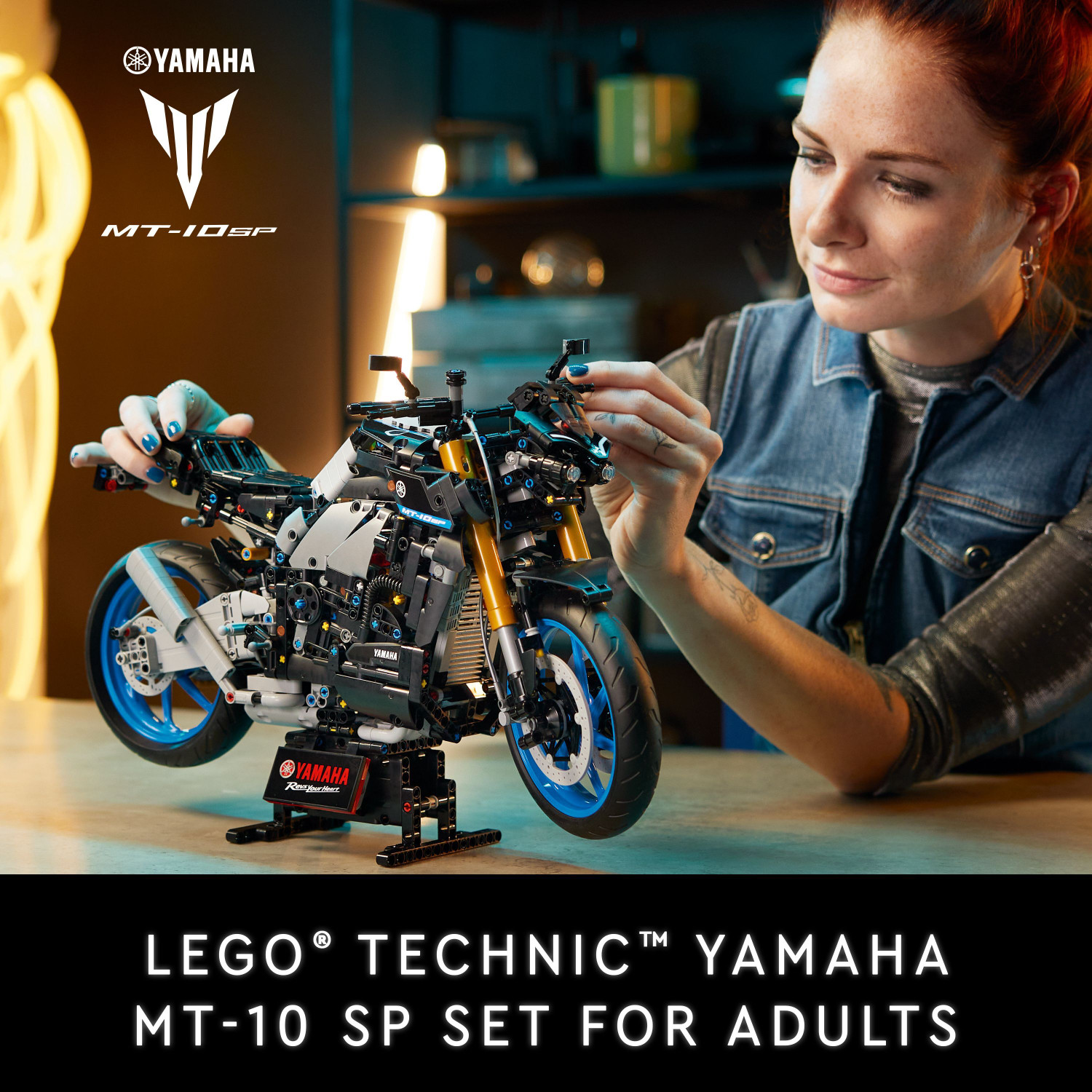 Image of LEGO Technic Yamaha MT-10 SP 42159; Building Kit for Adults (1,478 Pieces)