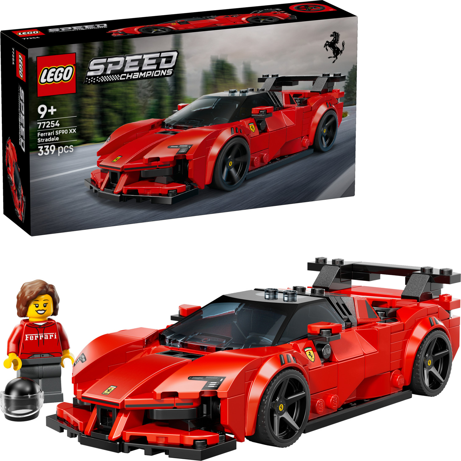 Image of LEGO Speed Champions Ferrari SF90 XX Stradale Sports Car 77254