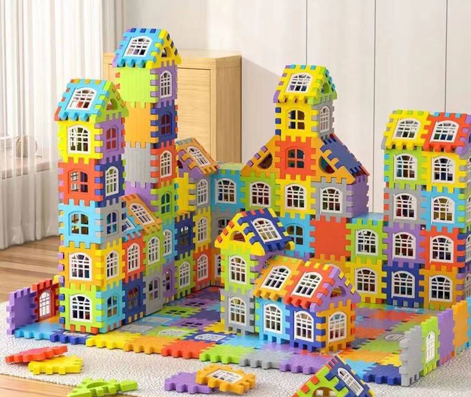 ARIZON Happy House Building Puzzle Set – Fun Educational Toy & Top Gift for Kids
