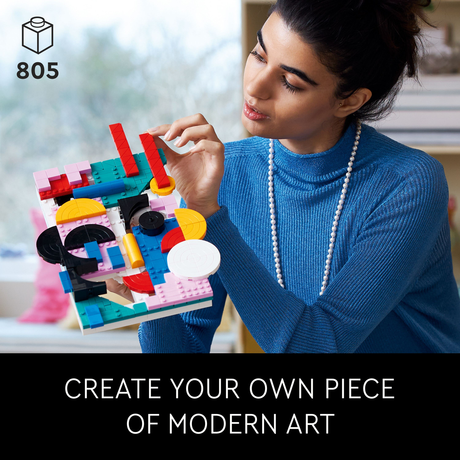 Image of LEGO Art Modern Art 31210 Building Kit (805 Pieces)