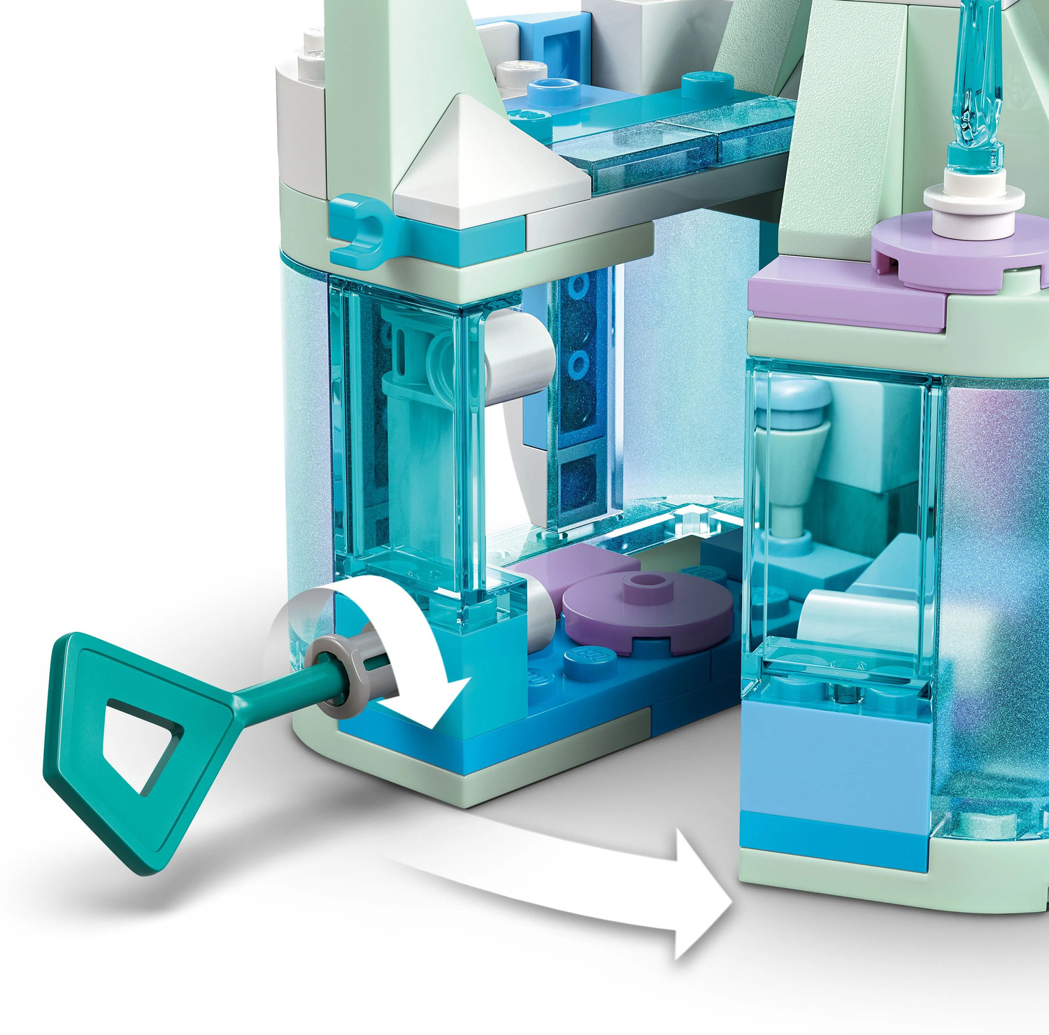 Image of LEGO Disney Frozen Mini Arendelle Castle & Elsas Ice Palace 43278