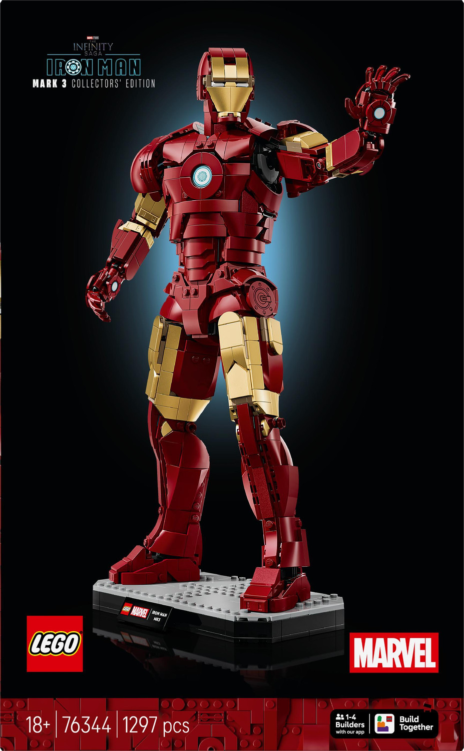 Image of LEGO Marvel Iron Man Mark 3 Collectors Edition 76344