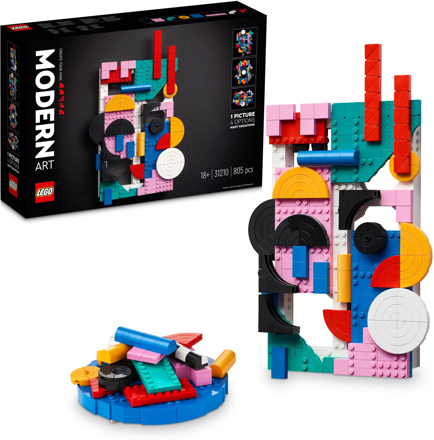 Image of LEGO Art Modern Art 31210 Building Kit (805 Pieces)