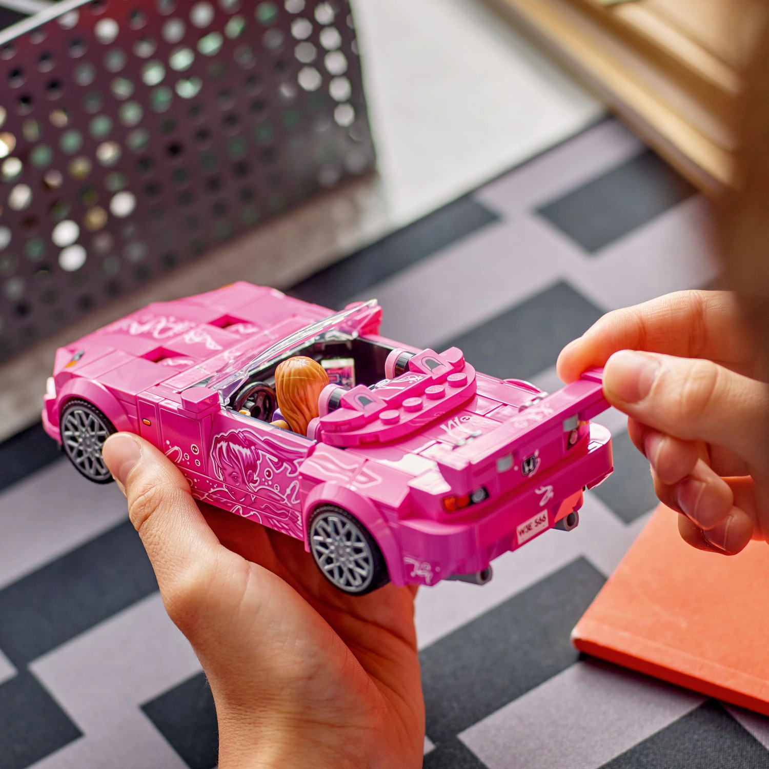 Image of LEGO Speed Champions 2 Fast 2 Furious Honda S2000 Car Toy 77241