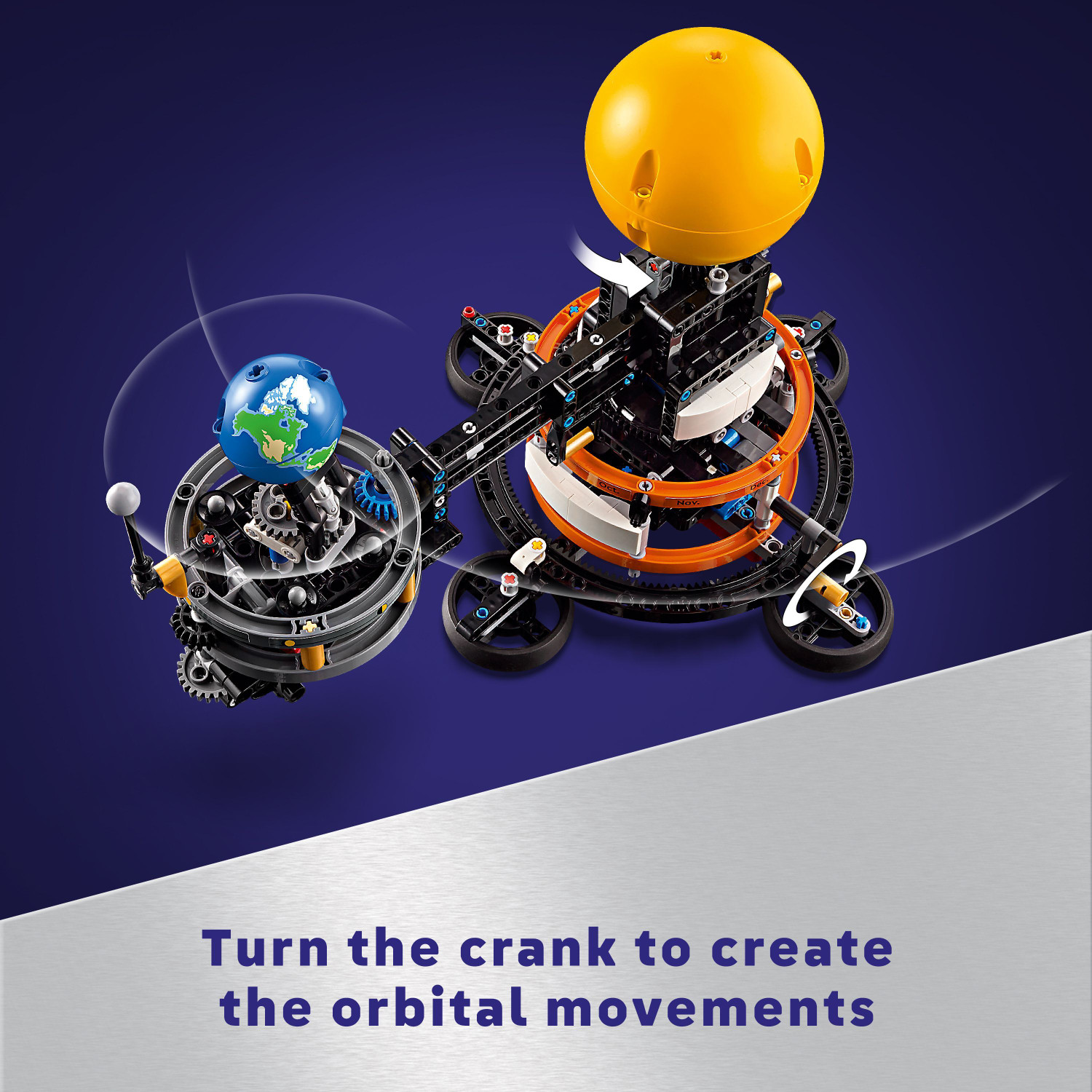 Image of LEGO Technic Planet Earth and Moon in Orbit 42179 ( 526 Pieces)