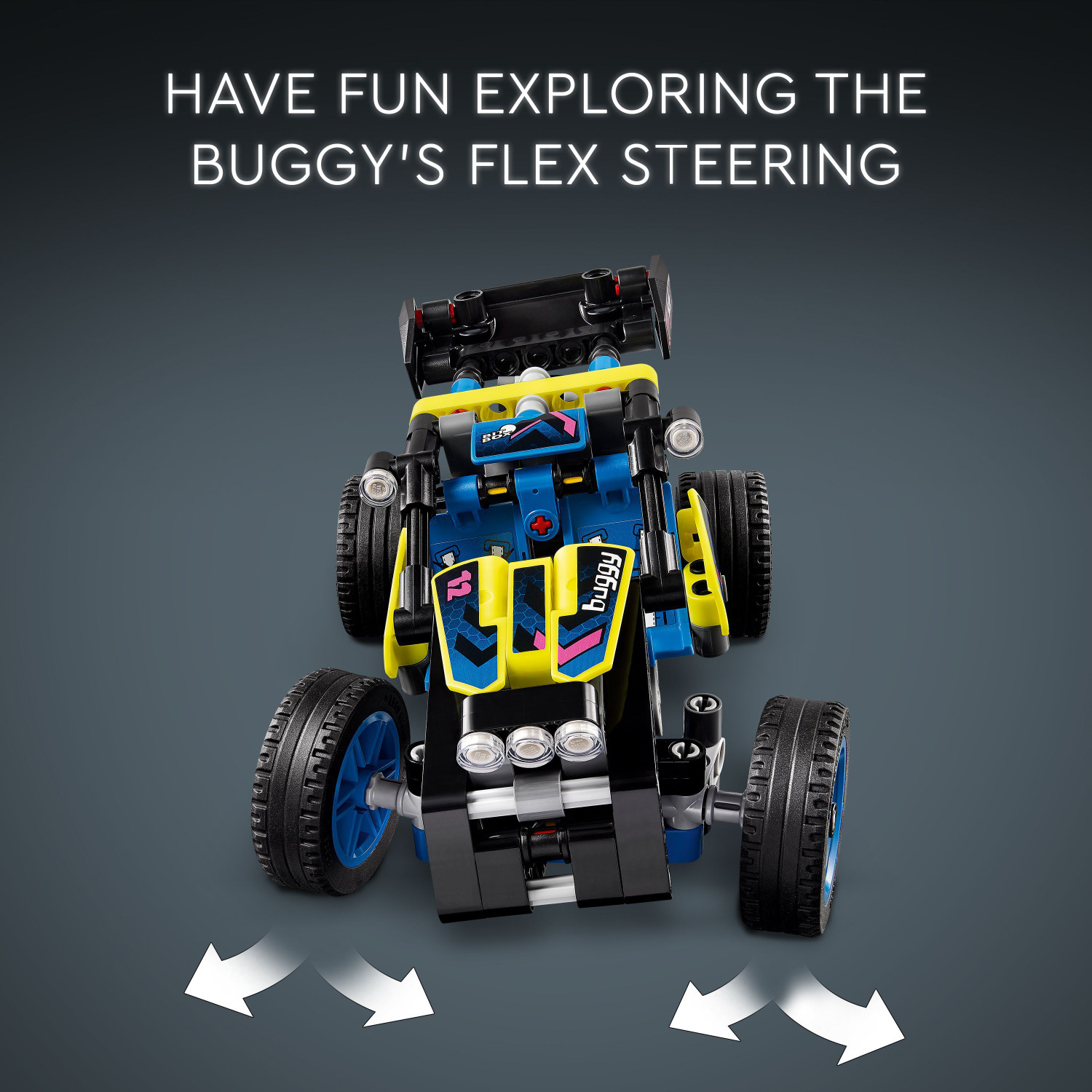 Image of LEGO Technic Off-Road Race Buggy Car Toy 42164 (219 Pieces)