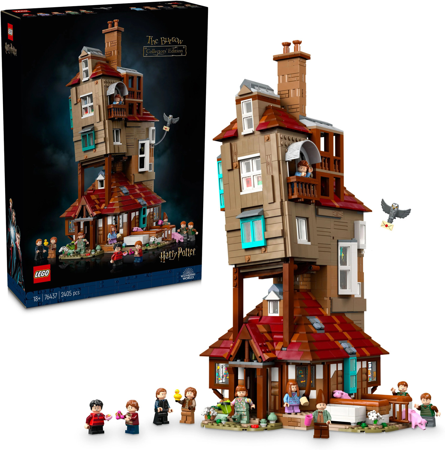 Image of LEGO Harry Potter The Burrow Collectors Edition 76437 (2405 Blocks)