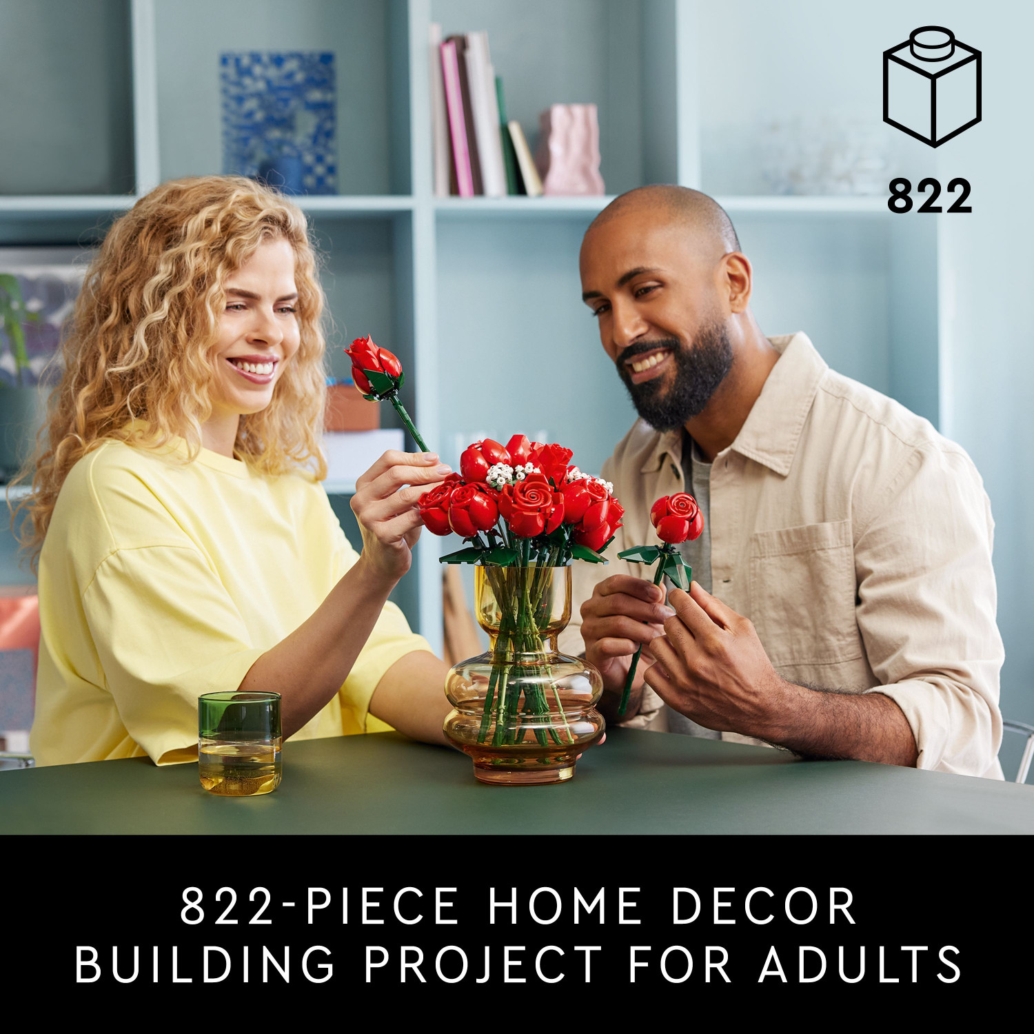 Image of LEGO Icons Botanical Collection - Bouquet of Roses Building Set 10328 ( 822 Pieces)