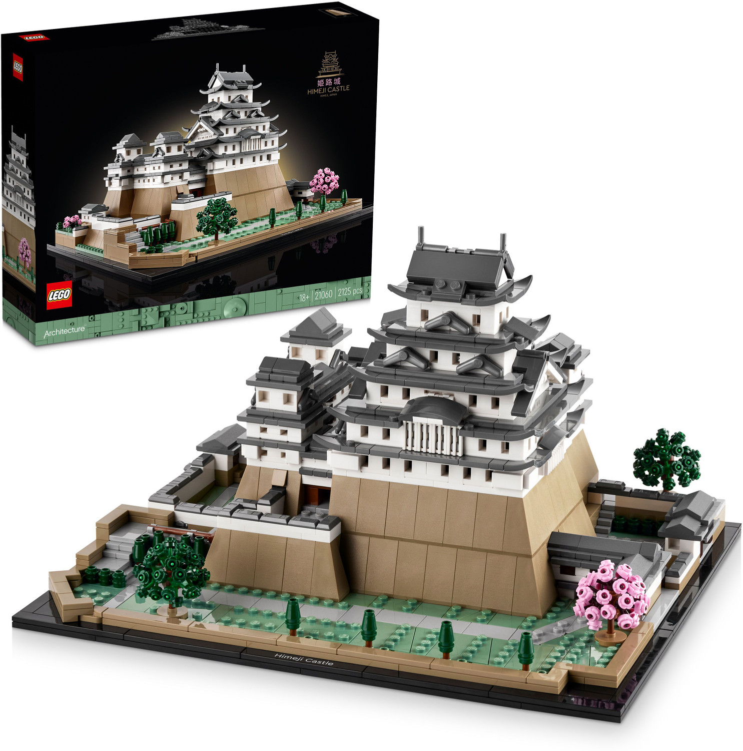 Image of LEGO Architecture Himeji Castle 21060 Building Set (2125 Pieces)