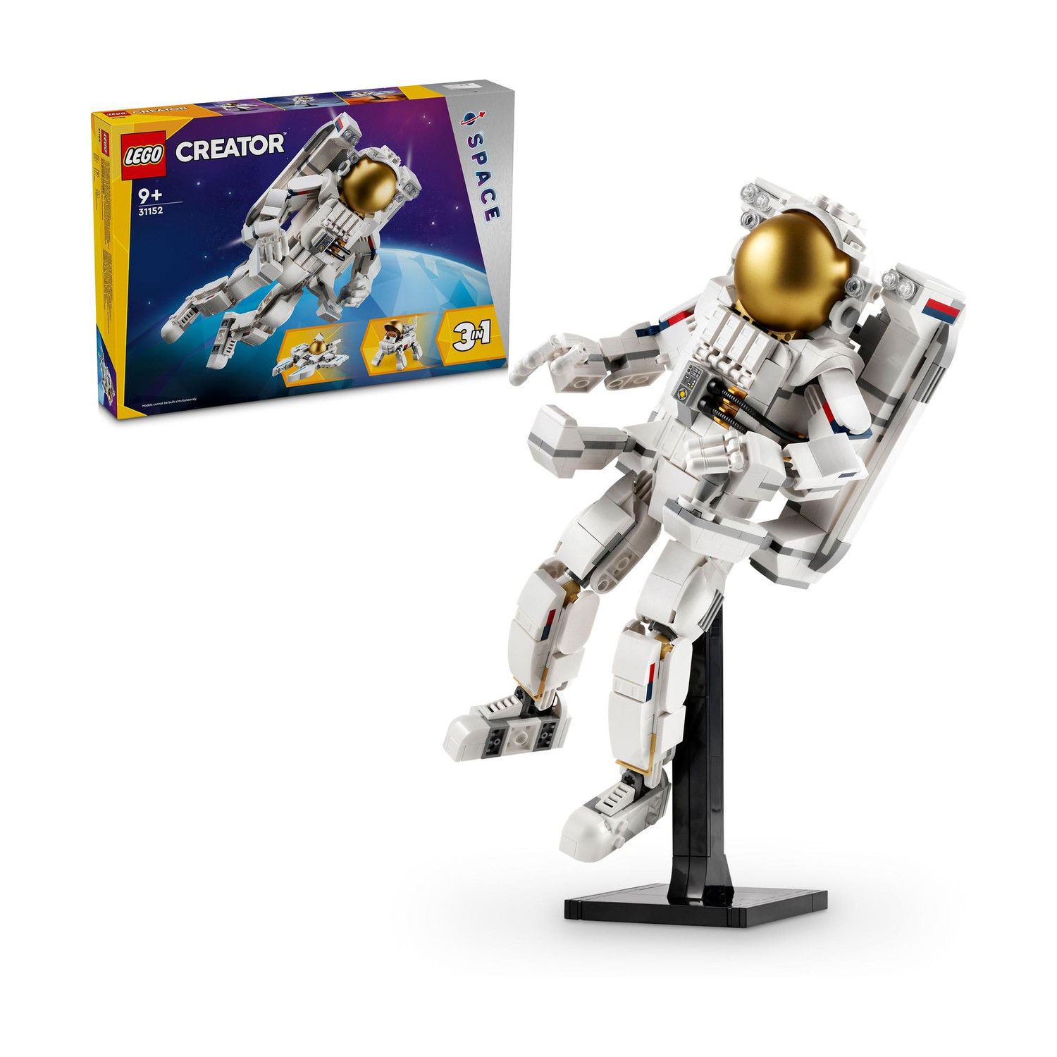 Image of LEGO Creator 3-in-1 Space Astronaut Toy Set 31152 (647 Pieces)