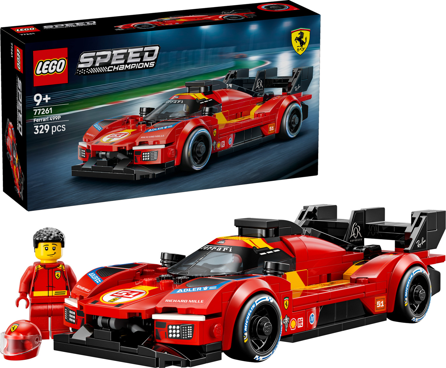 Image of LEGO Speed Champions Ferrari 499P Ferrari Merch 77261
