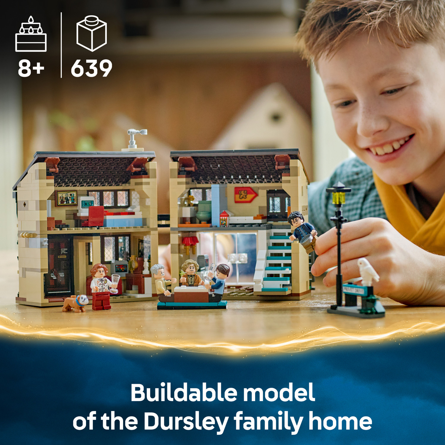 Image of LEGO Harry Potter Privet Drive: Aunt Marges Visit, Buildable House 76451