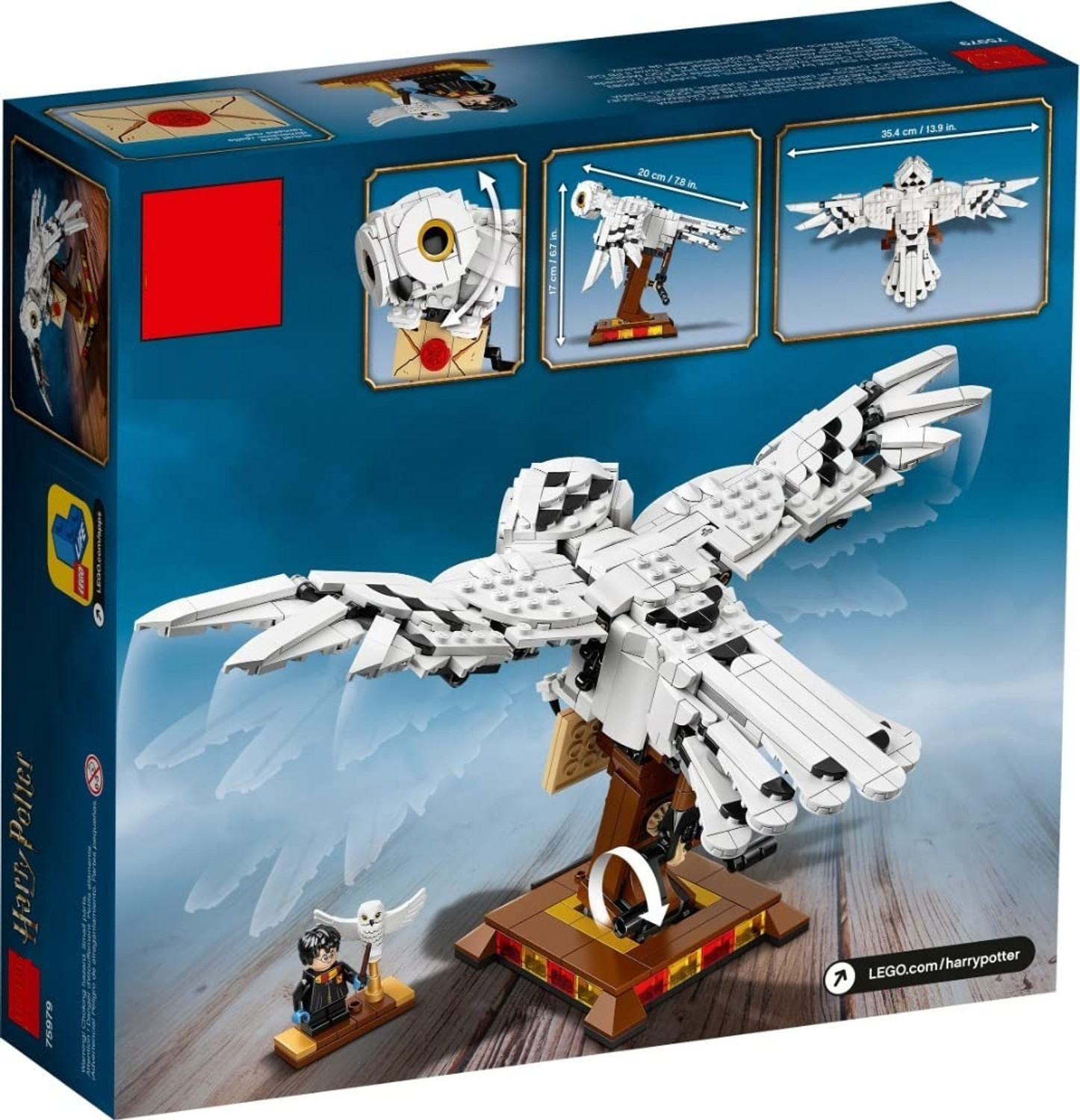 Image of TMA ENTERPRISE Harry Potter Hedwig Moving Wings Owl Building Toy