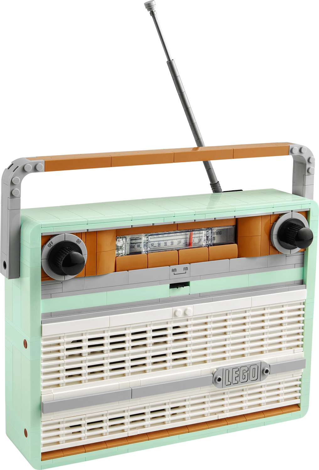 Image of LEGO Icons Retro Radio Music Home Decor Building Set 10334 ( 906 pieces )