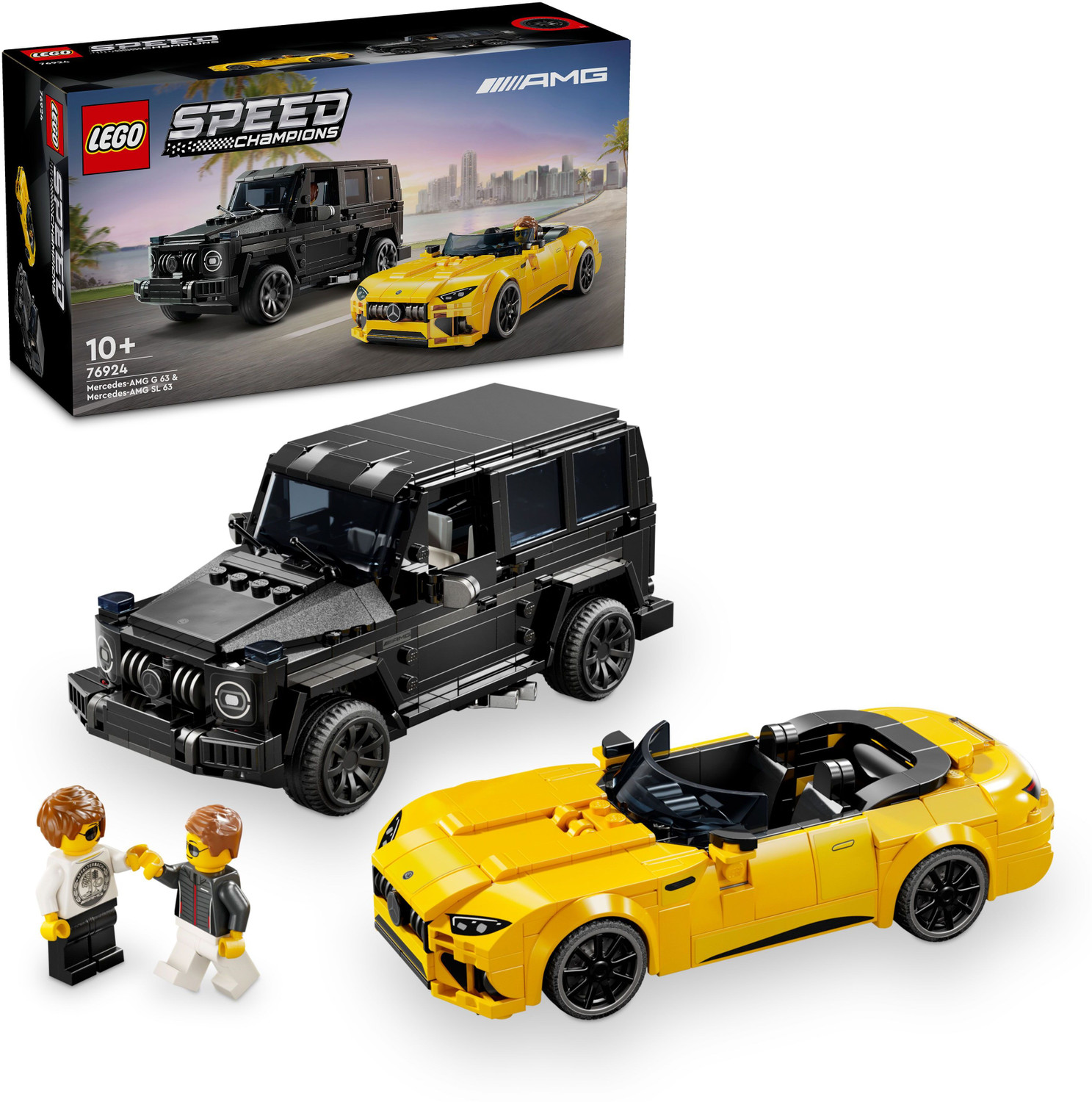 Image of LEGO Speed Champions Mercedes-AMG G 63 & Mercedes-AMG SL 63 76924 ( 808 Blocks) (Multicolor)