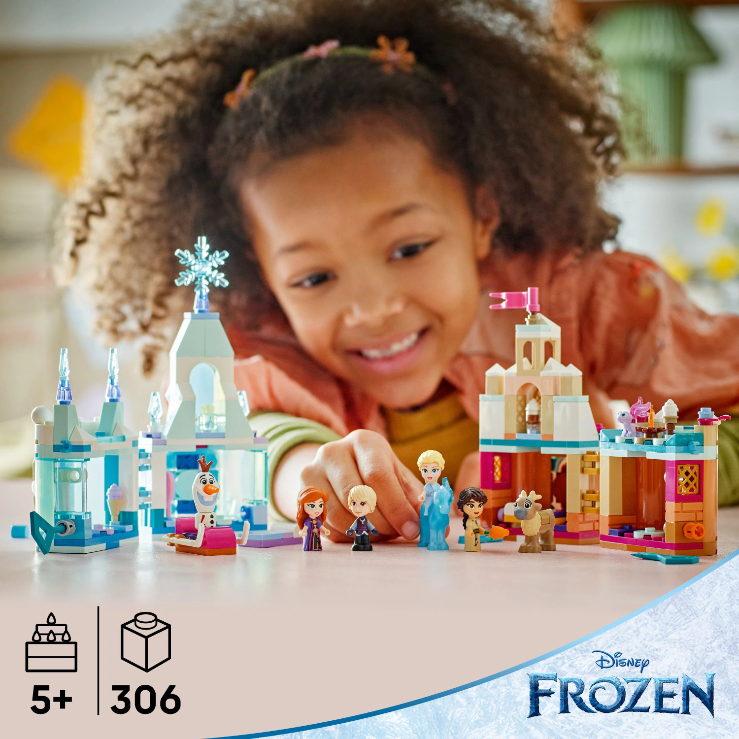 Image of LEGO Disney Frozen Mini Arendelle Castle & Elsas Ice Palace 43278