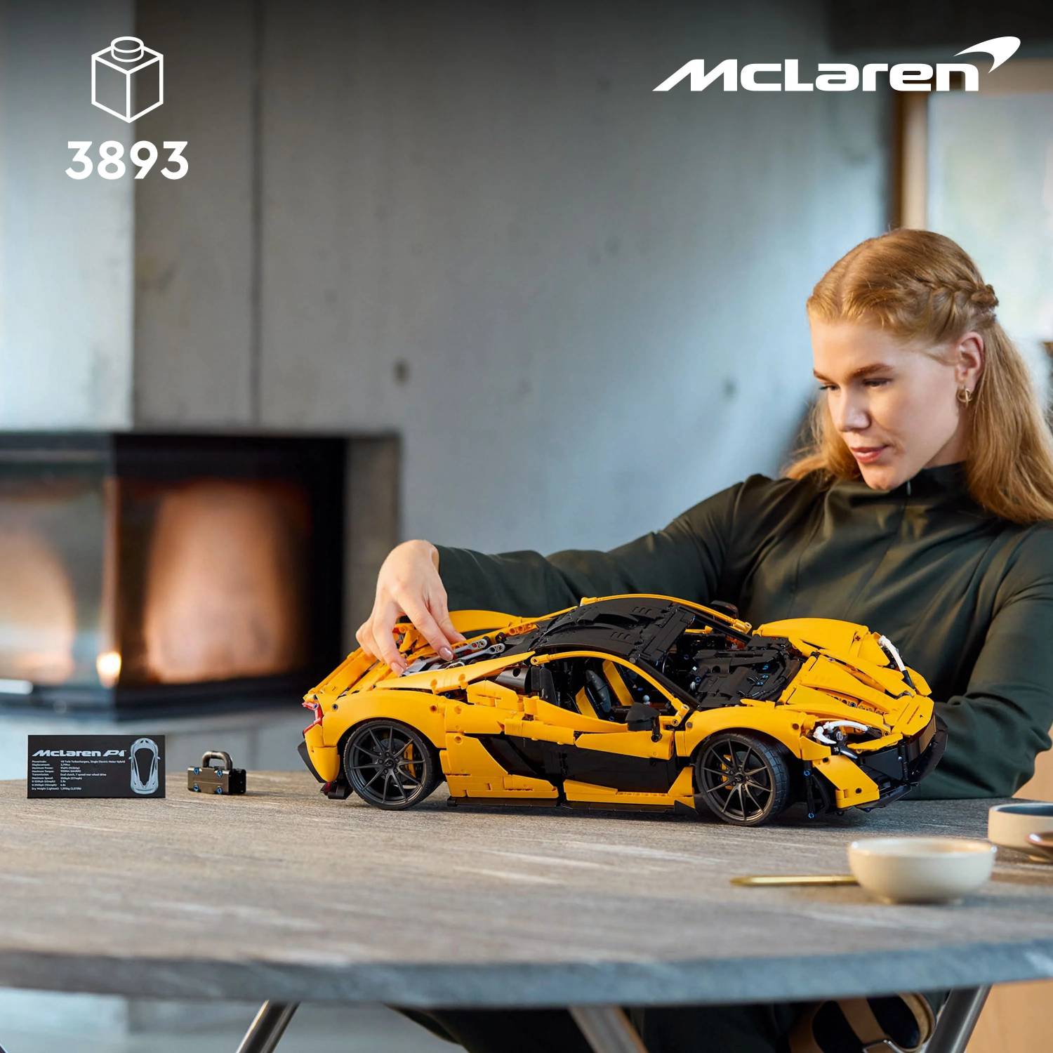 LEGO Technic McLaren P1 Hypercar Set for Adults 42172 building