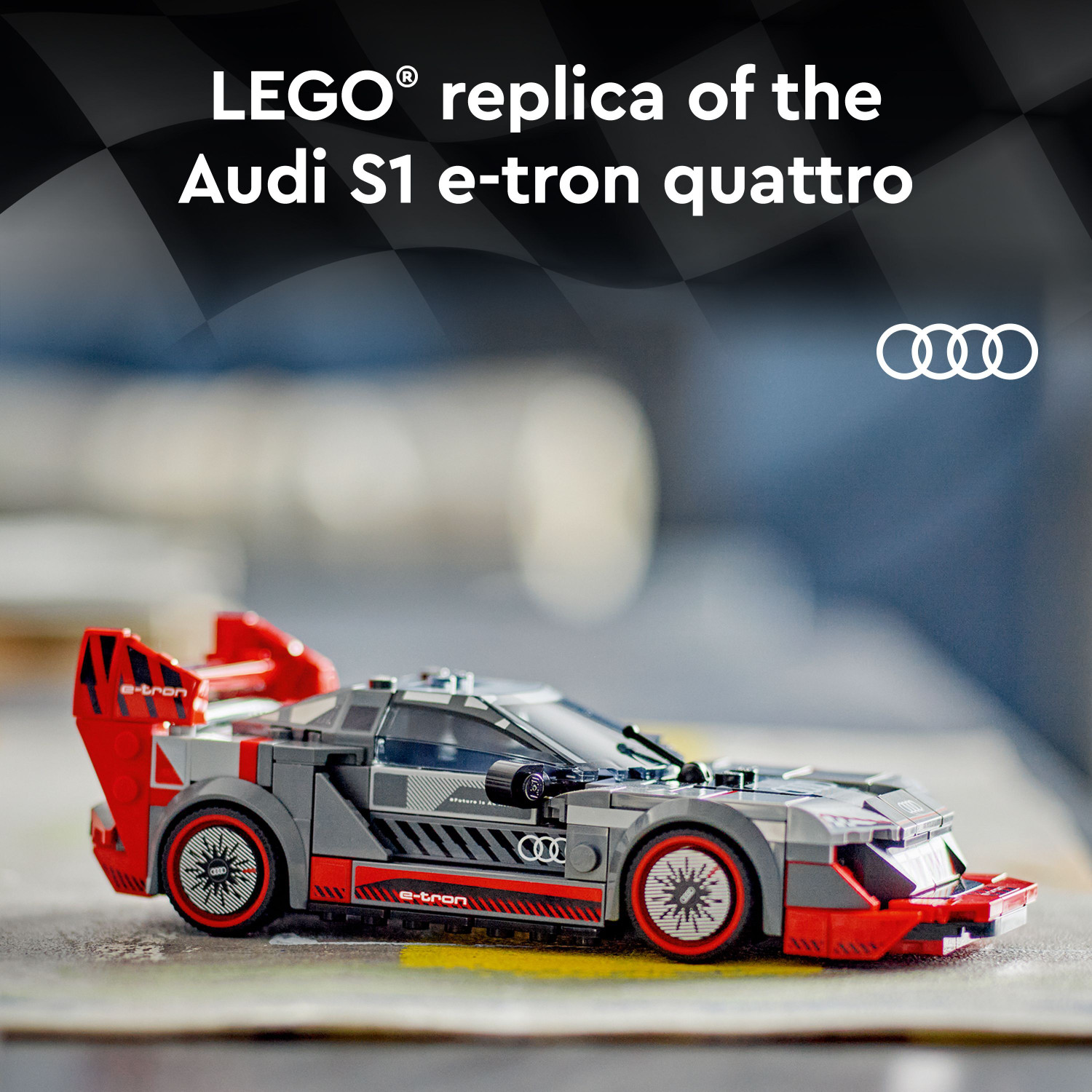 Image of LEGO Speed Champions Audi S1 e-tron quattro Race Car 76921 ( 274 Pieces)