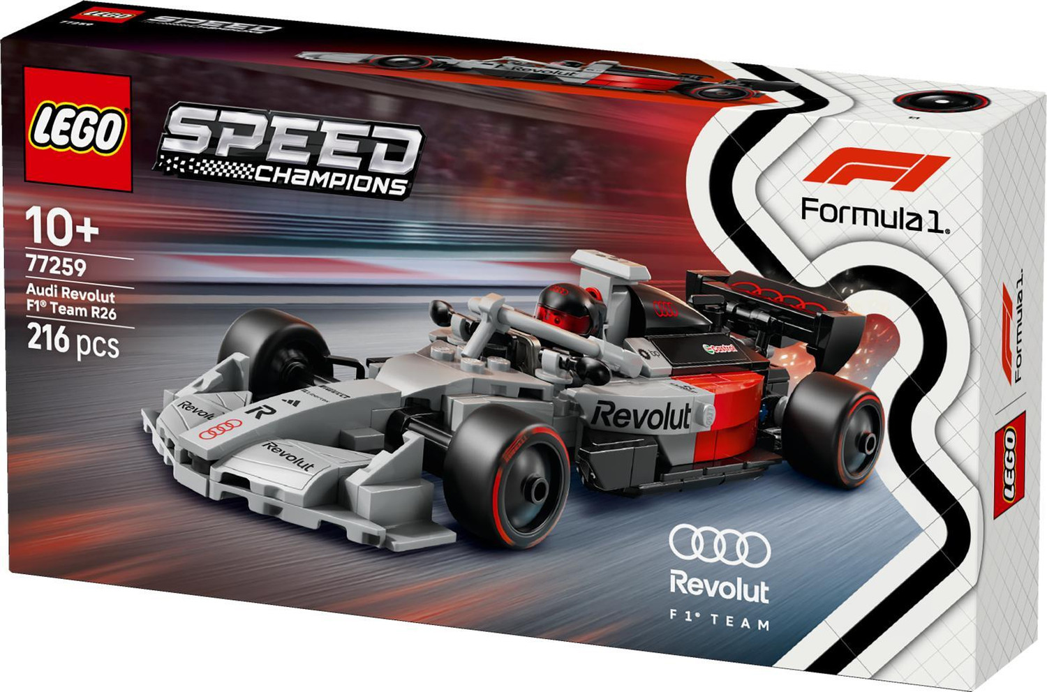 Image of LEGO Speed Champions Audi Revolut F1 Team R26 Race Car 77259