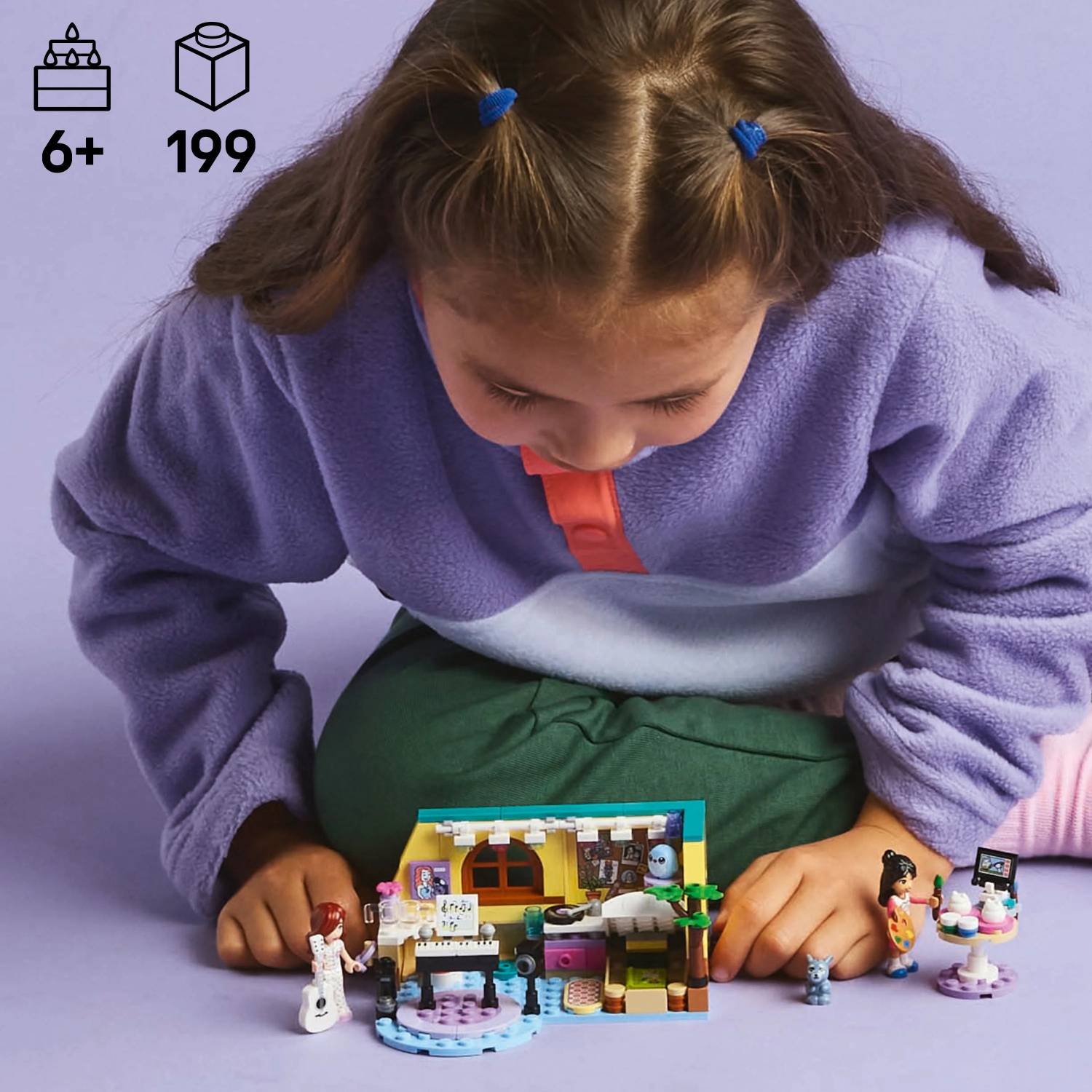 LEGO Friends Paisleys Room Pretend Play Bedroom Playset 42647 (199