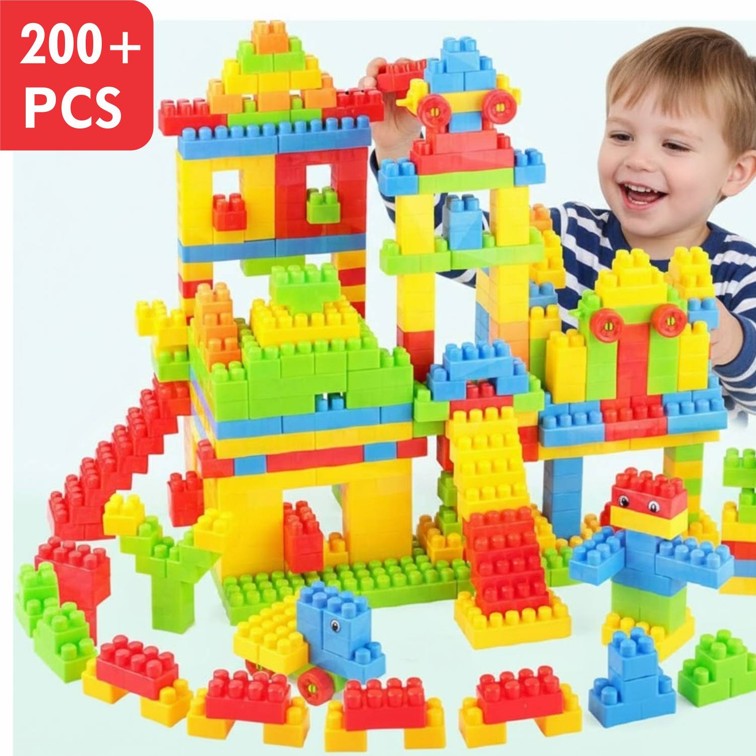 Fizzy Funs 200+ PCS Building Blocks Set - Image 1