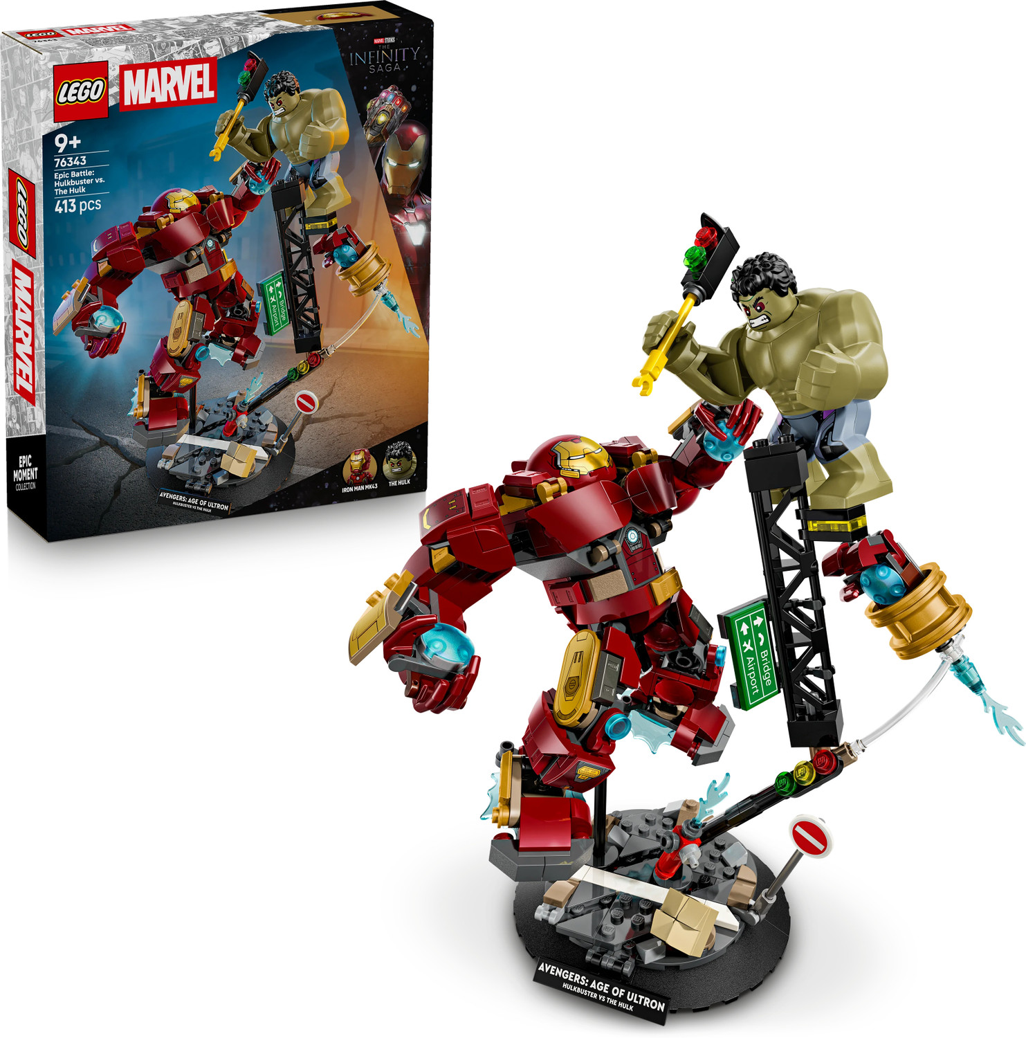 Image of LEGO Marvel Epic Battle: Hulkbuster vs. The Hulk 76343