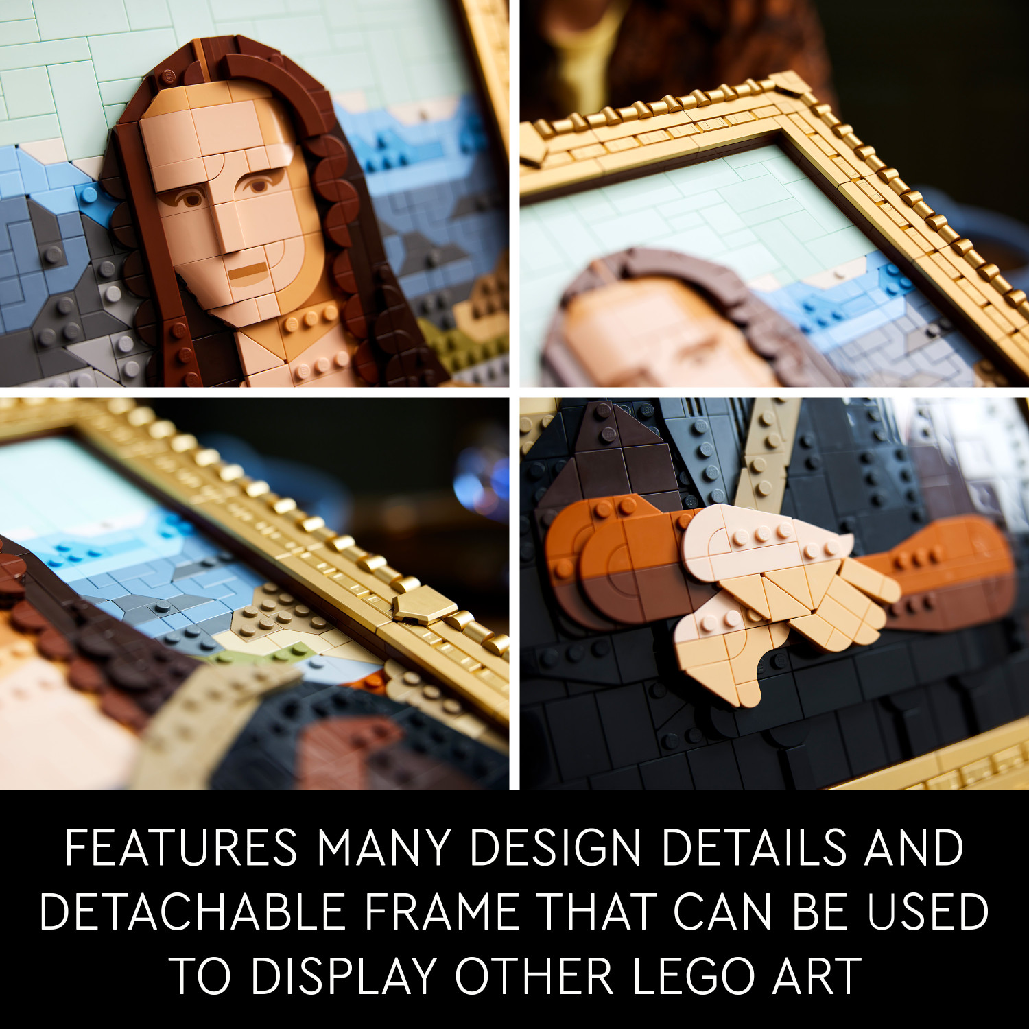 Image of LEGO Art Mona Lisa Painting Building Set for Adults 31213